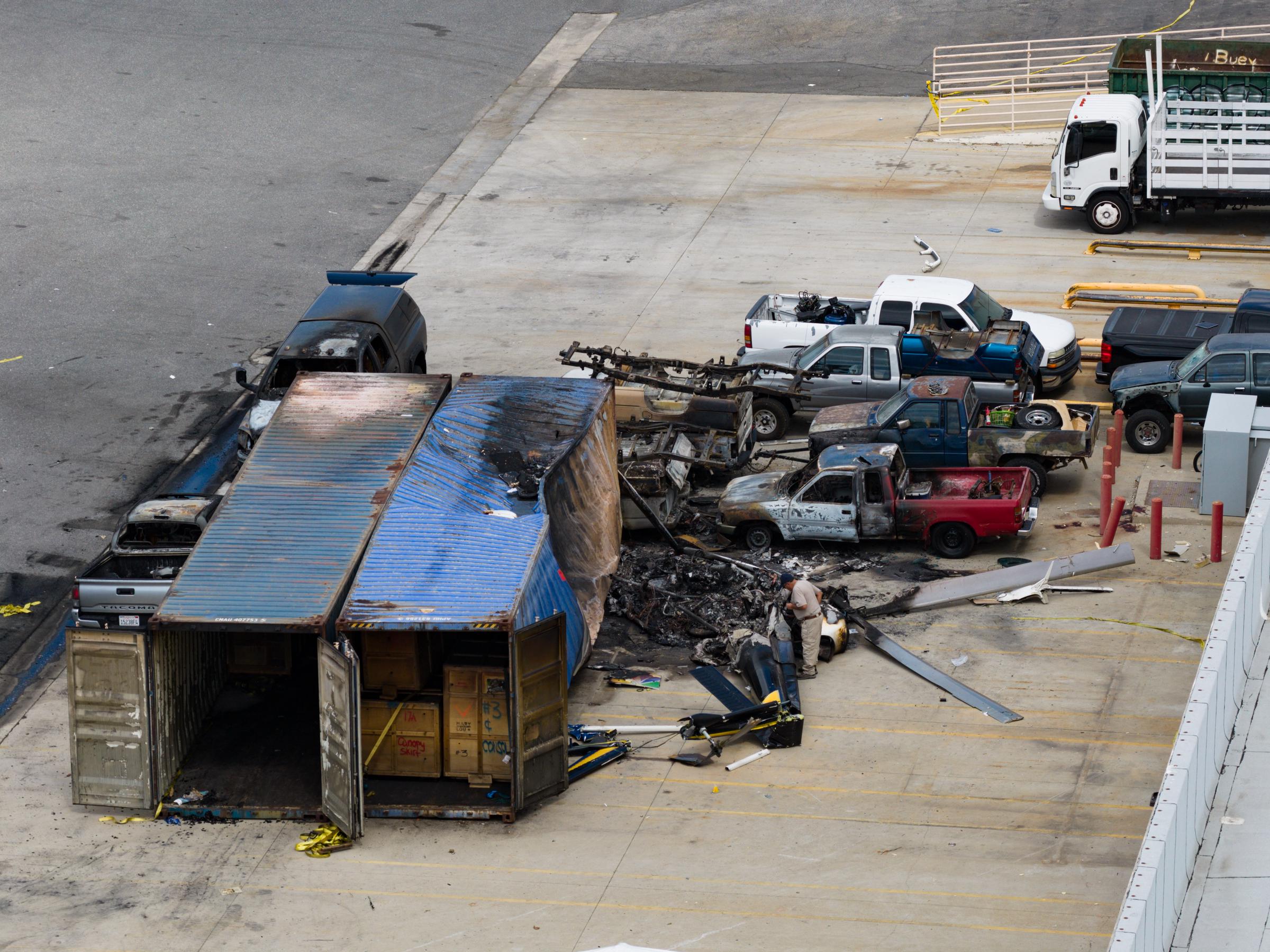 Once investigators complete their work at the scene, the wreckage is expected to be moved to a secure facility for a more detailed examination. | Source: Getty Images