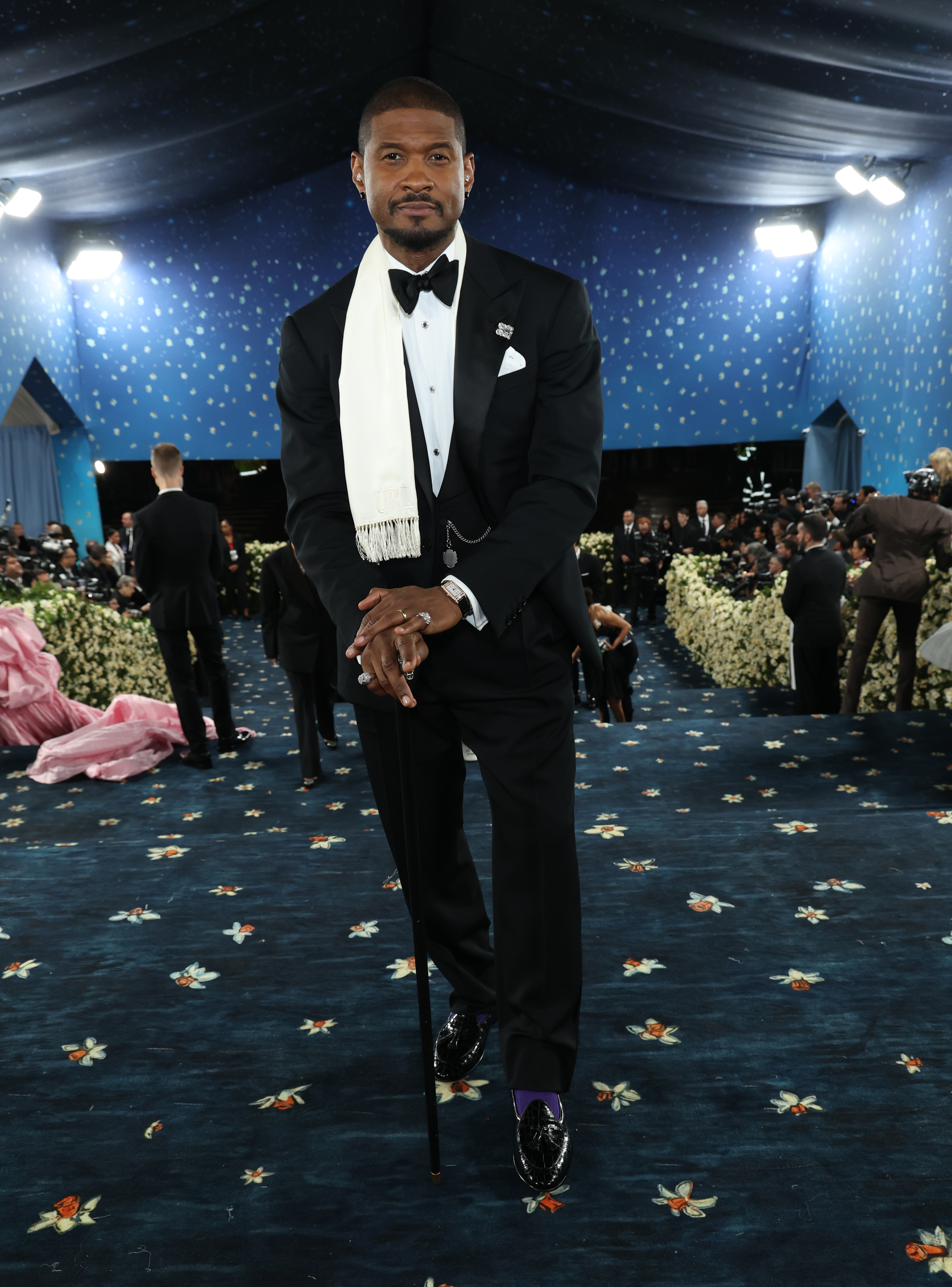 Usher is seen at the Met Gala on May 5, 2025, in New York City | Source: Getty Images