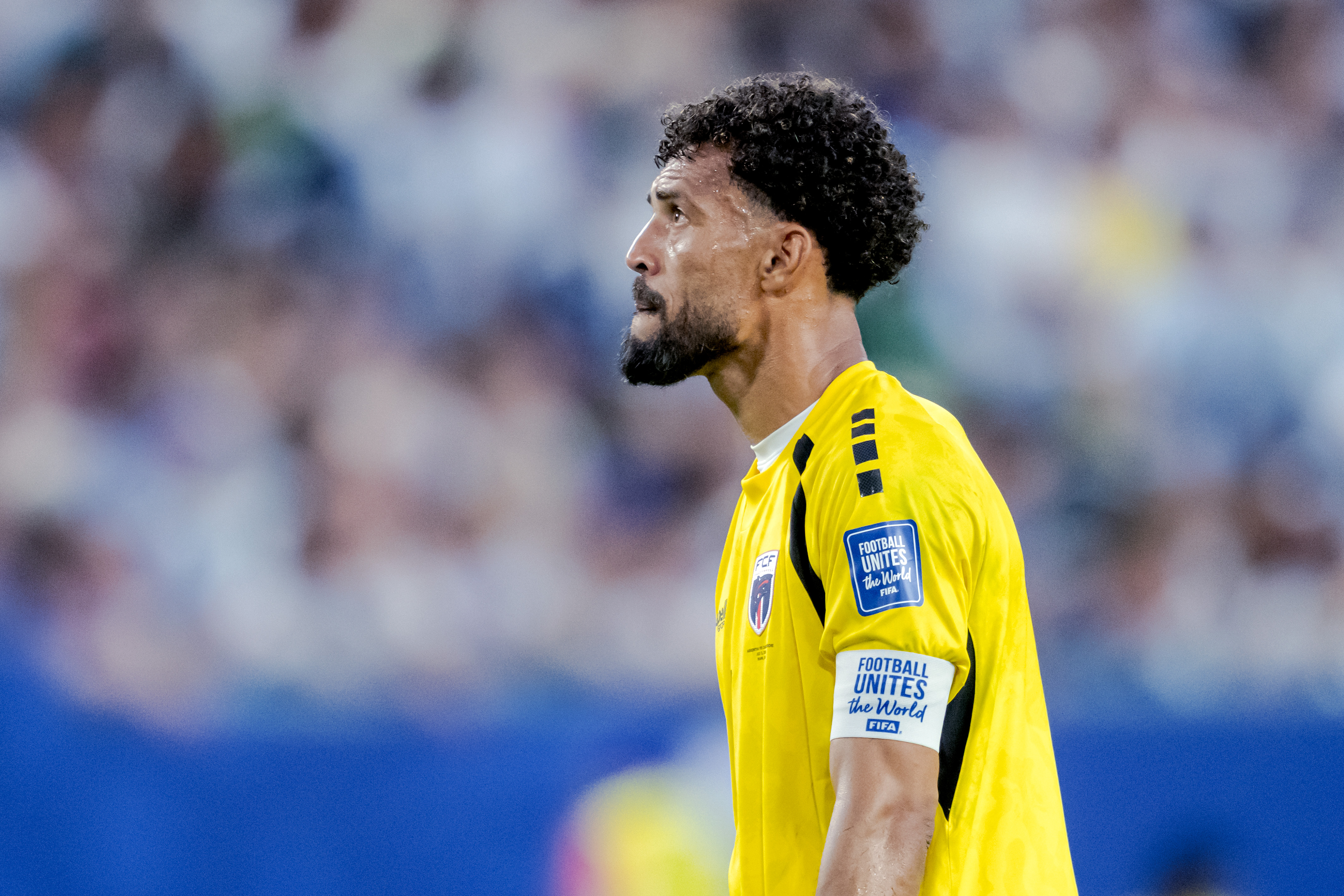 Vozinha during the FIFA World Cup 2026 Round of 32 match between Argentina and Cape Verde on July 3 in Miami Gardens, Florida. | Source: Getty Images