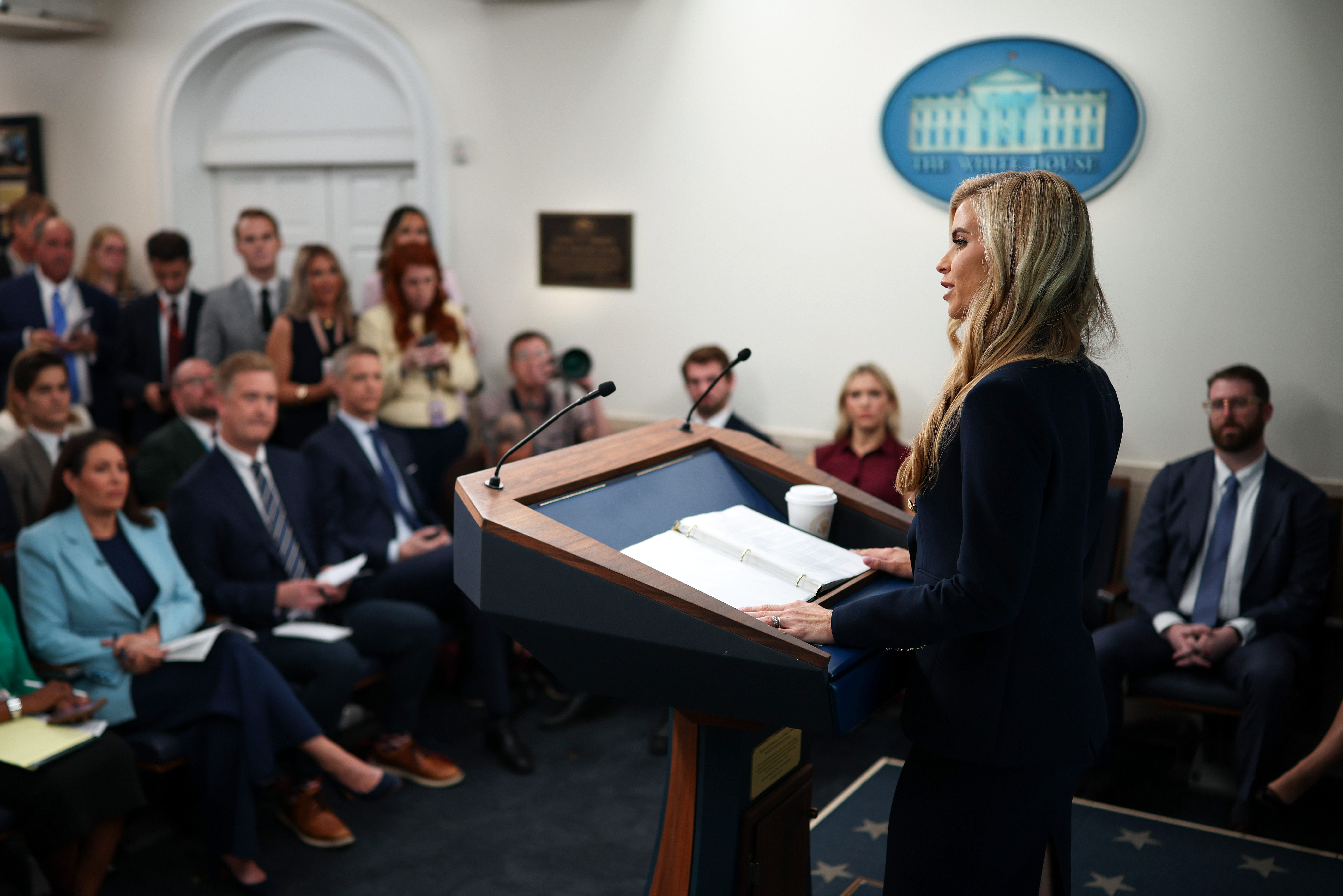 During her only White House briefing, Zacharia revealed that her family was celebrating two birthdays that week, just as she began what was supposed to be a new chapter in Washington. | Source: Getty Images.