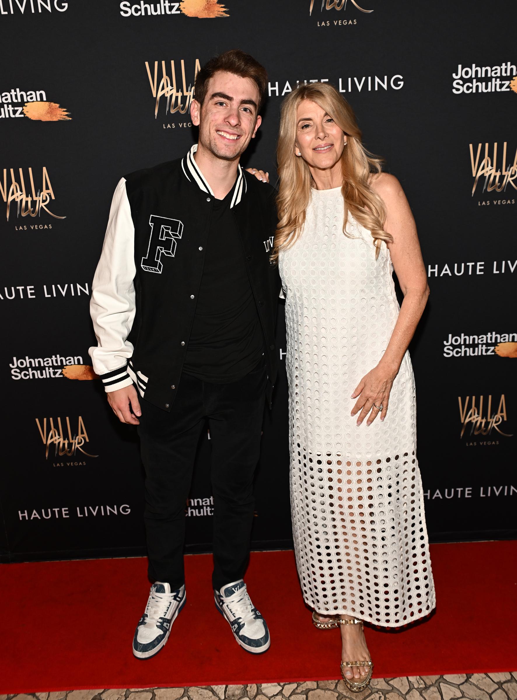 Blake Wynn and Dale Wynn attend the Haute Living celebration of Twain and Jonathan Schultz with Louis XIII and Telmont Champagne at Villa Azur Las Vegas on May 14, 2024, in Las Vegas, Nevada | Source: Getty Images