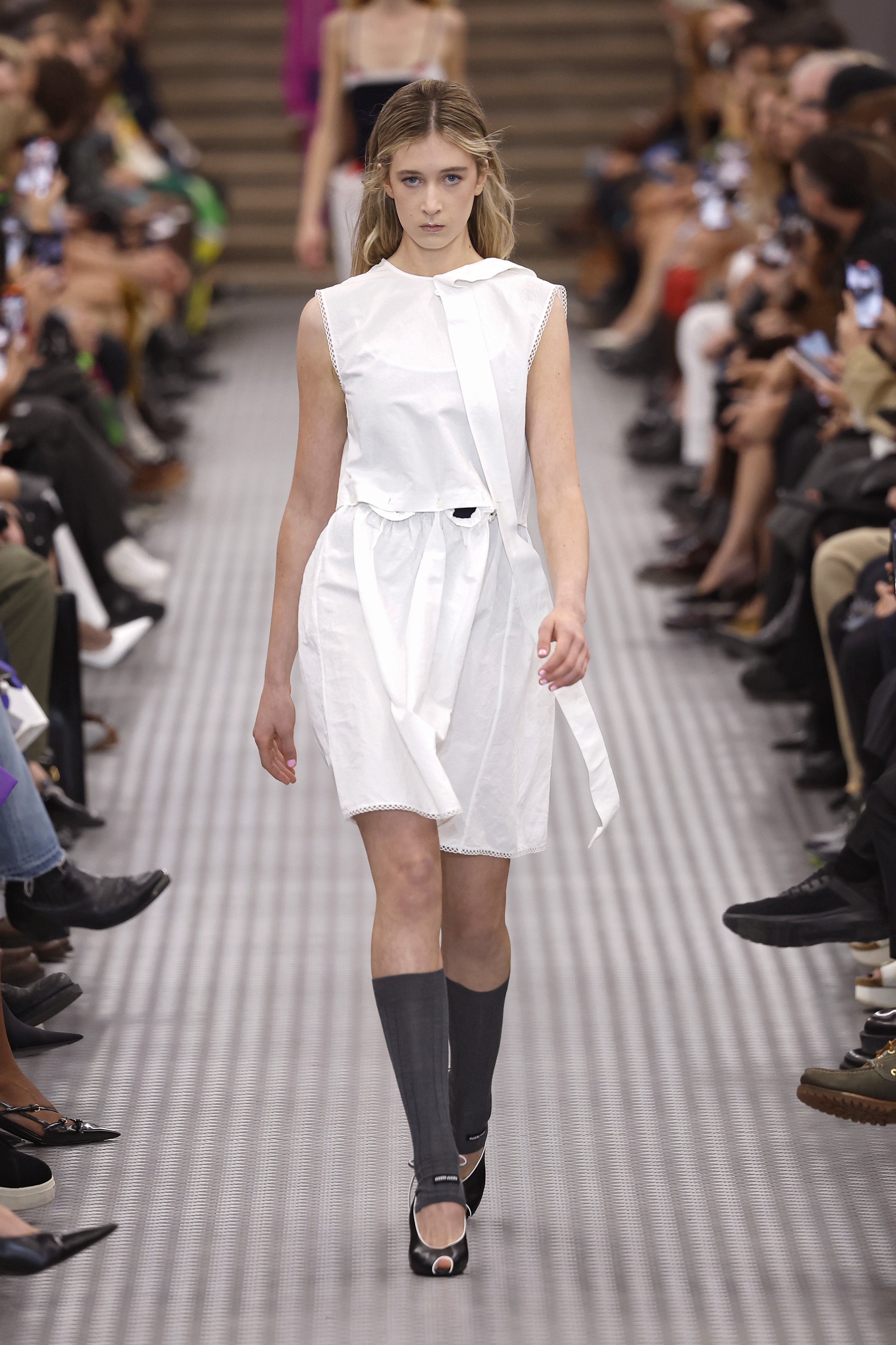 The Miu Miu show marked one of Sunday’s first major appearances without Nicole or Keith beside her — a noticeable shift from the family outings people were used to seeing. | Source: Getty Images