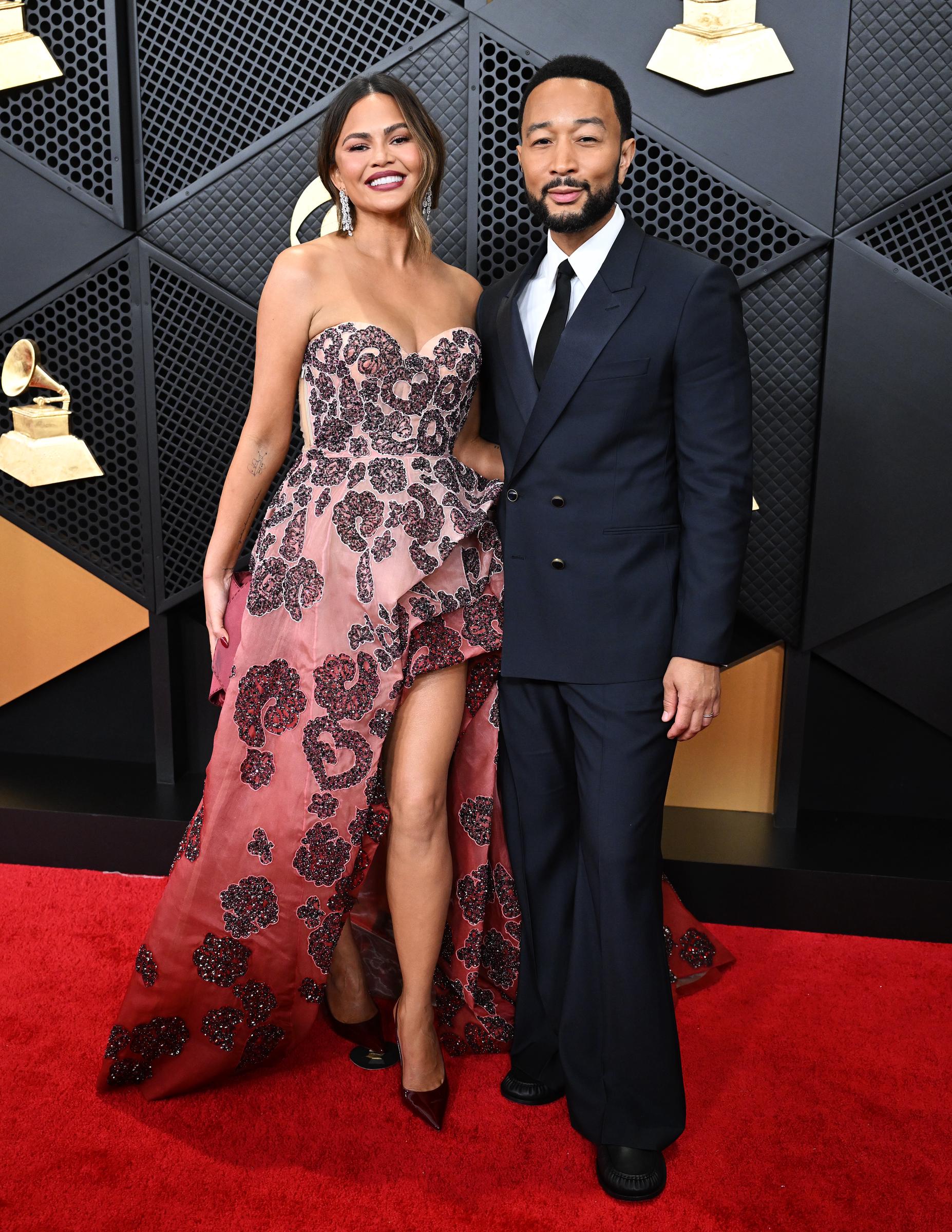 Chrissy Teigen and John Legend attend the 68th GRAMMY Awards at Crypto.com Arena on February 1, 2026, in Los Angeles, California | Source: Getty Images