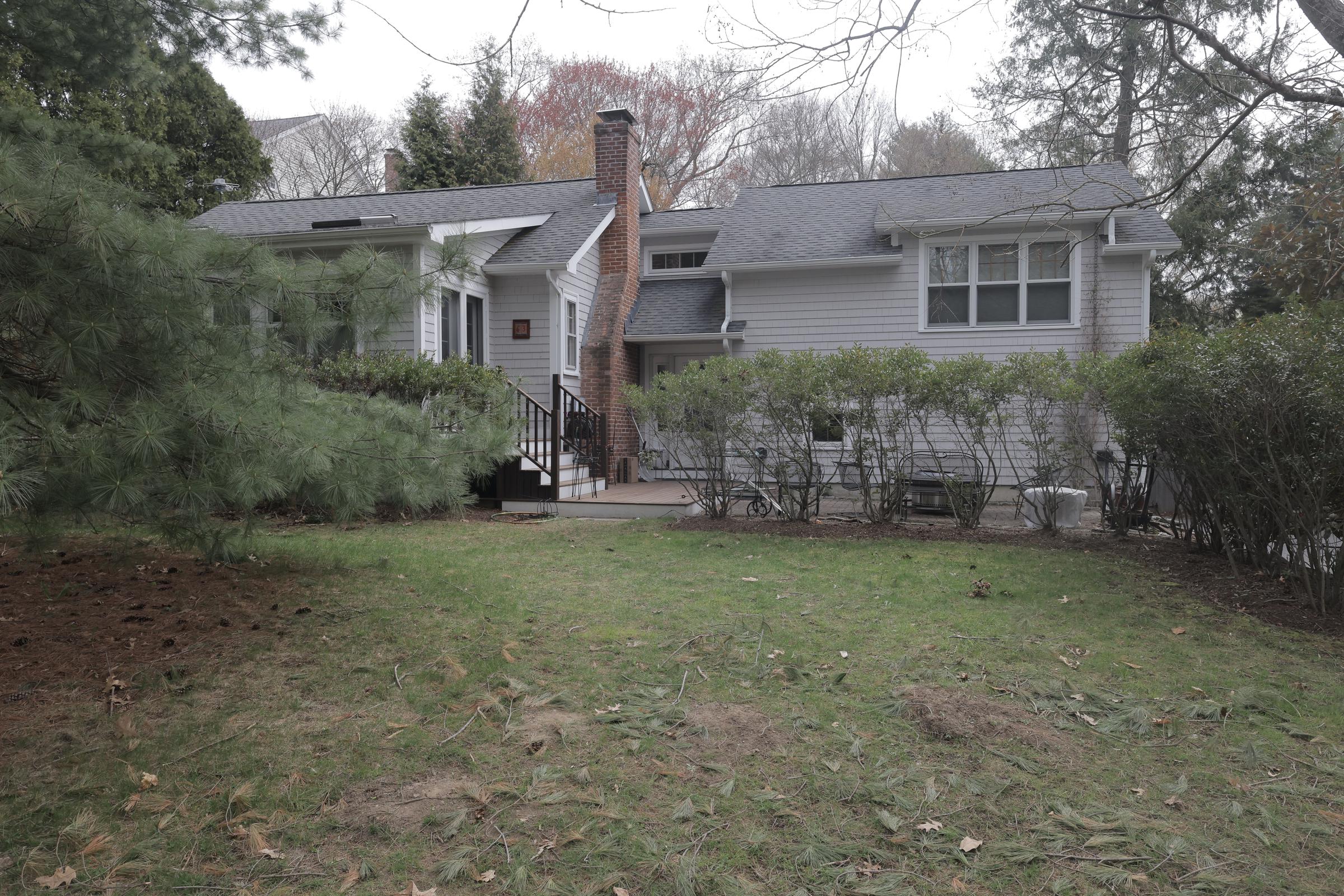 The home on Edgemoor Avenue in Wellesley, Massachusetts, where two children were found dead on April 26, 2026 | Source: Getty Images