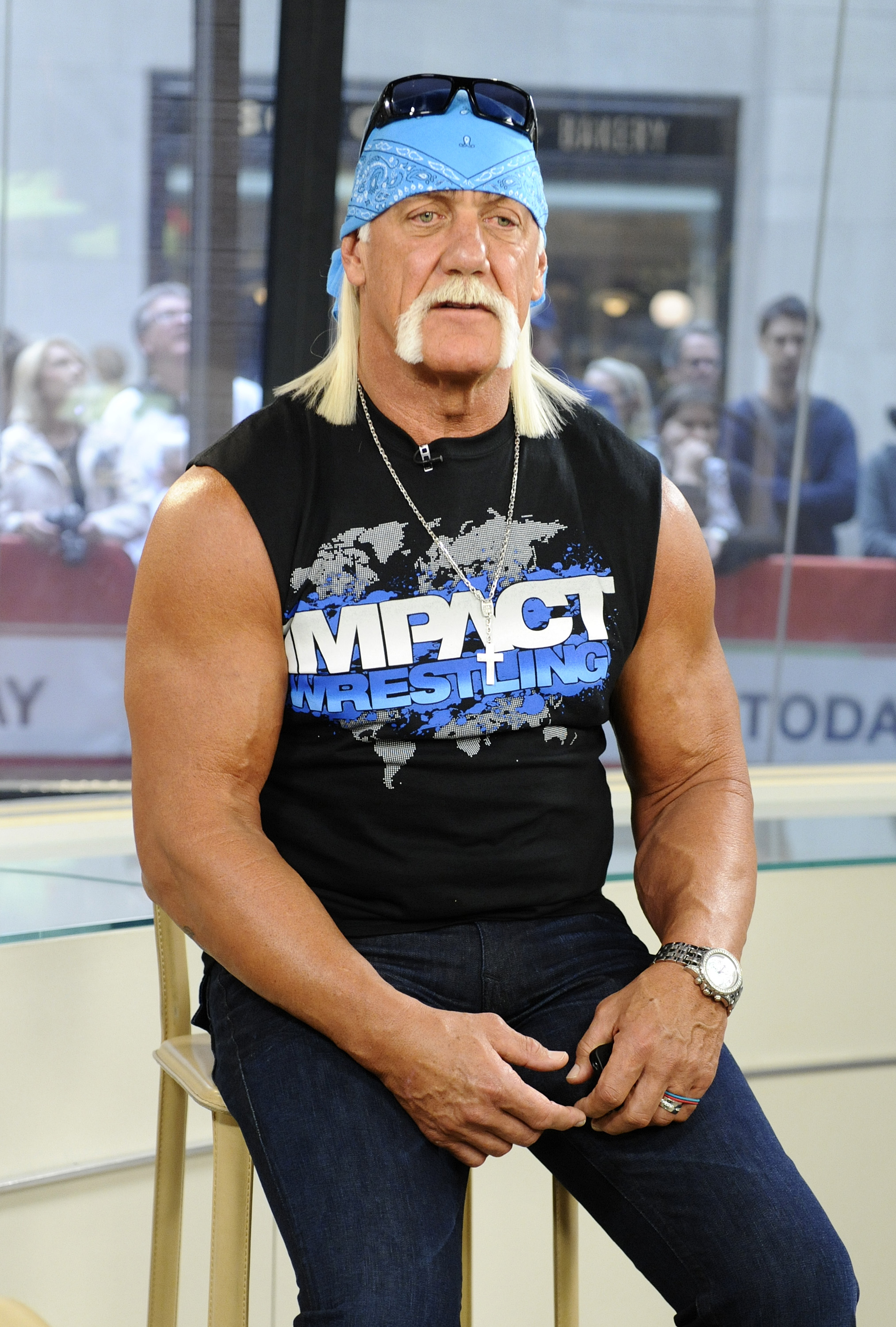 Hulk Hogan appears on NBC News' "Today" show on October 13, 2011 | Source: Getty Images