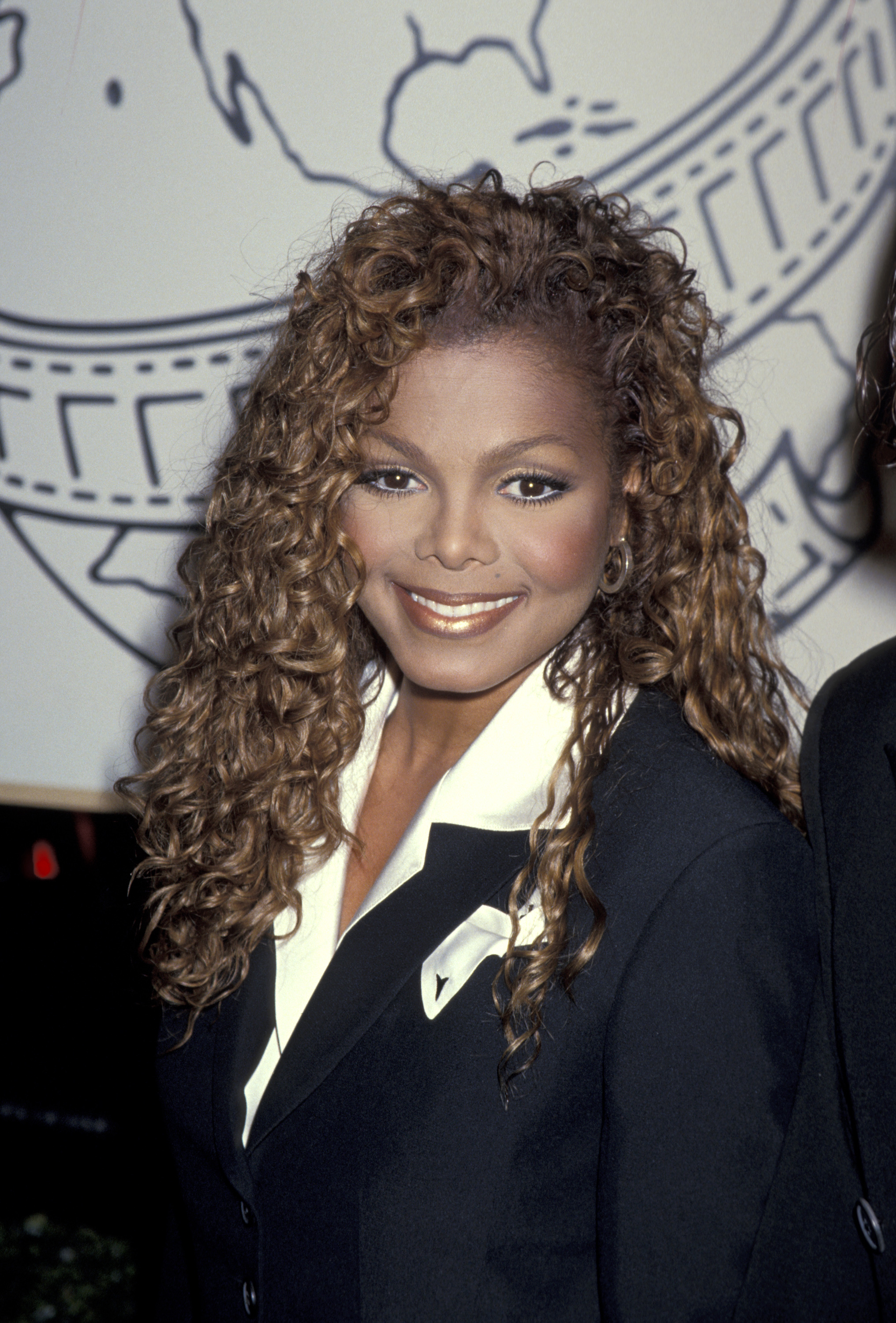 Janet Jackson at the 51st Annual Golden Globe Awards at the Beverly Hilton Hotel on January 22, 1994, in Beverly Hills, California.
