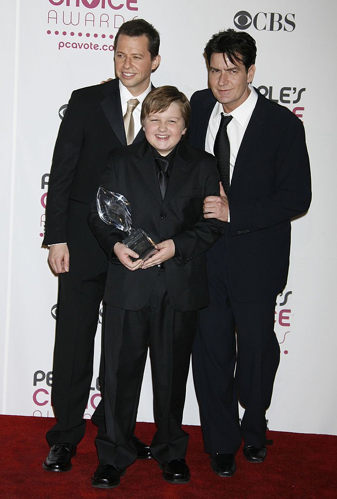 The winners of Favorite TV Comedy for "Two and a Half Men" in 2007 | Source: Getty Images