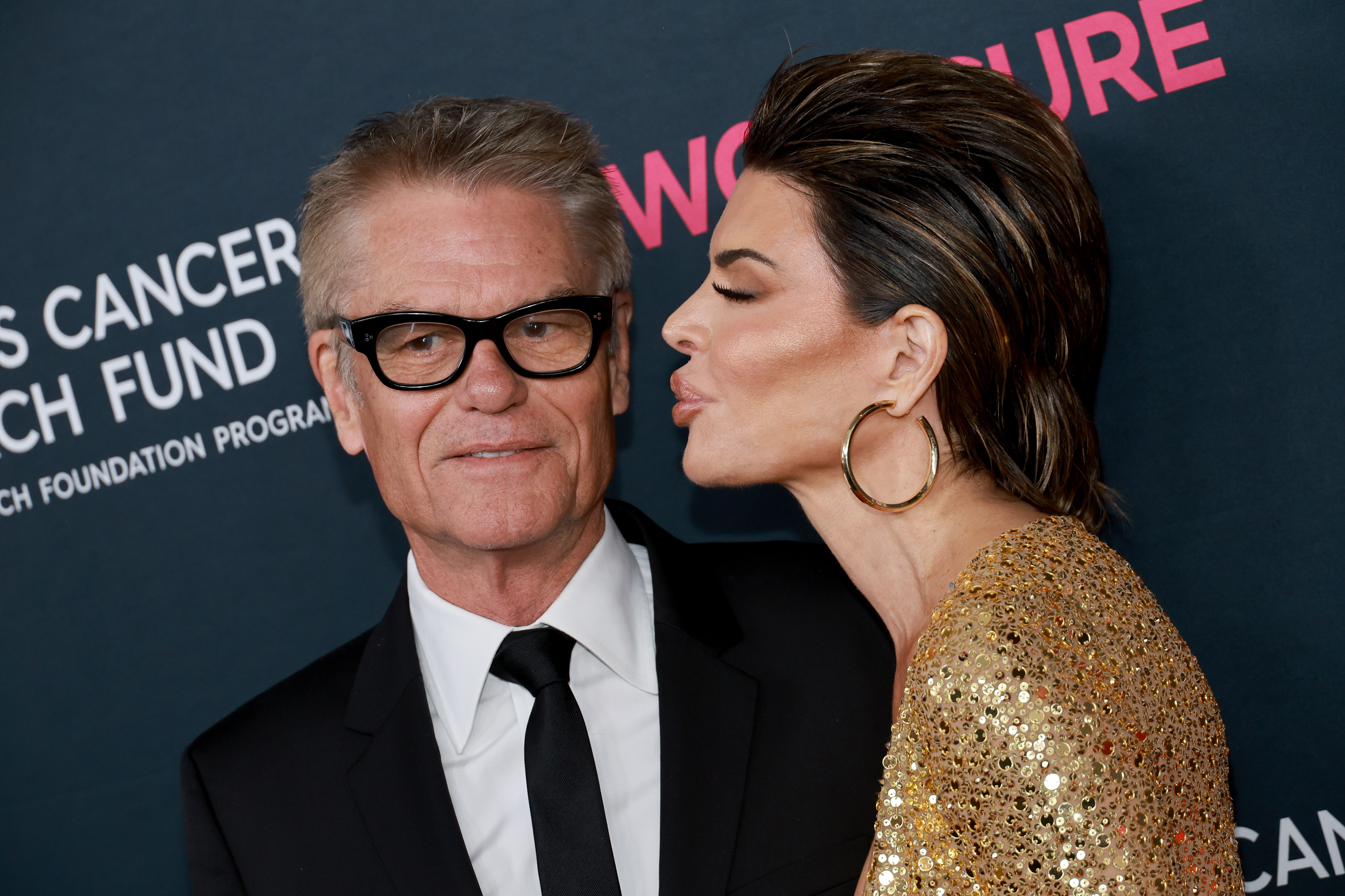 Harry Hamlin and Lisa Rinna attend the Women's Cancer Research Fund Gala in Beverly Hills, California on March 16, 2023. | Source: Getty Images
