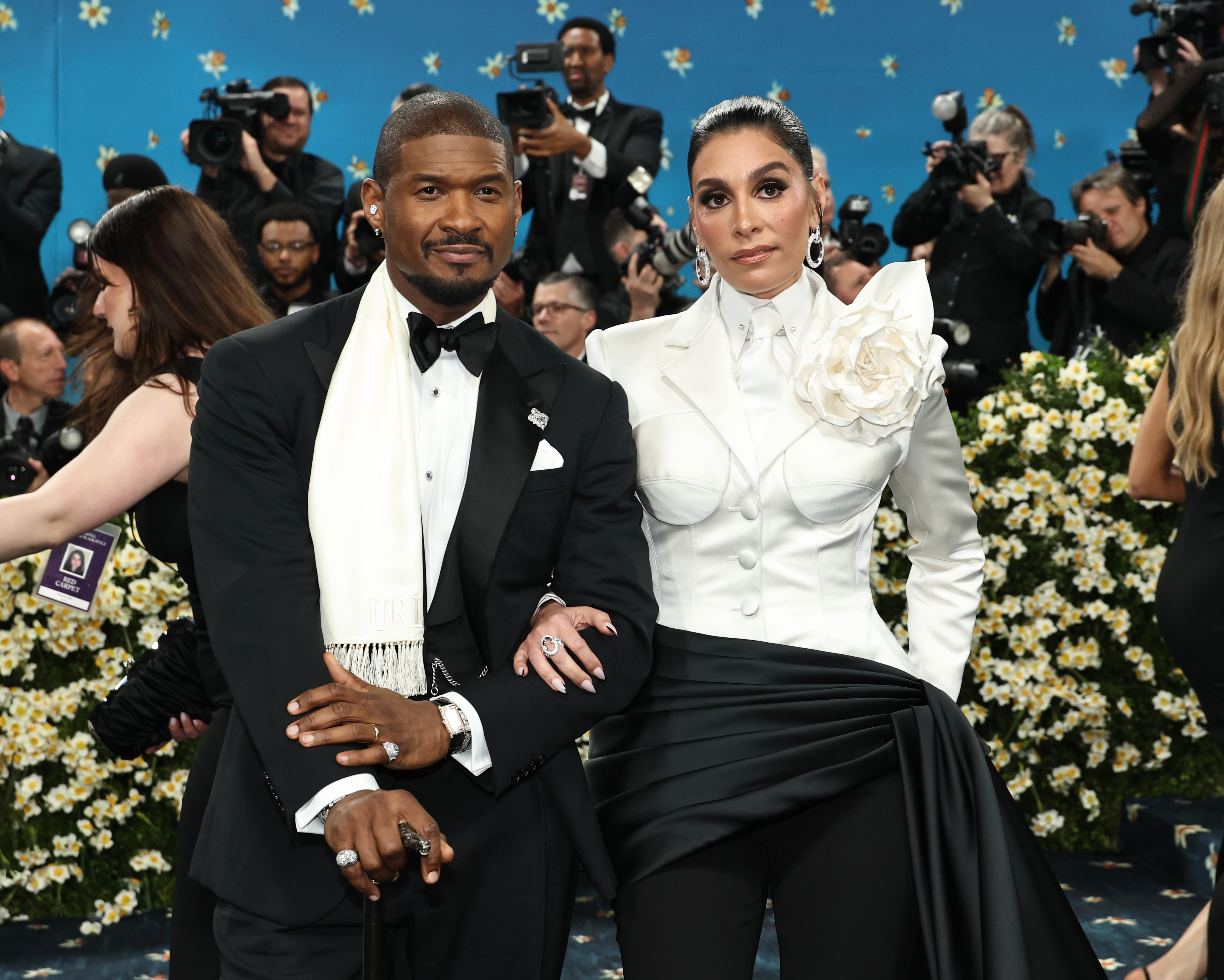 Usher and Jennifer Goicoechea attend the Met Gala at the Metropolitan Museum of Art on May 5, 2025, in New York City | Source: Getty Images