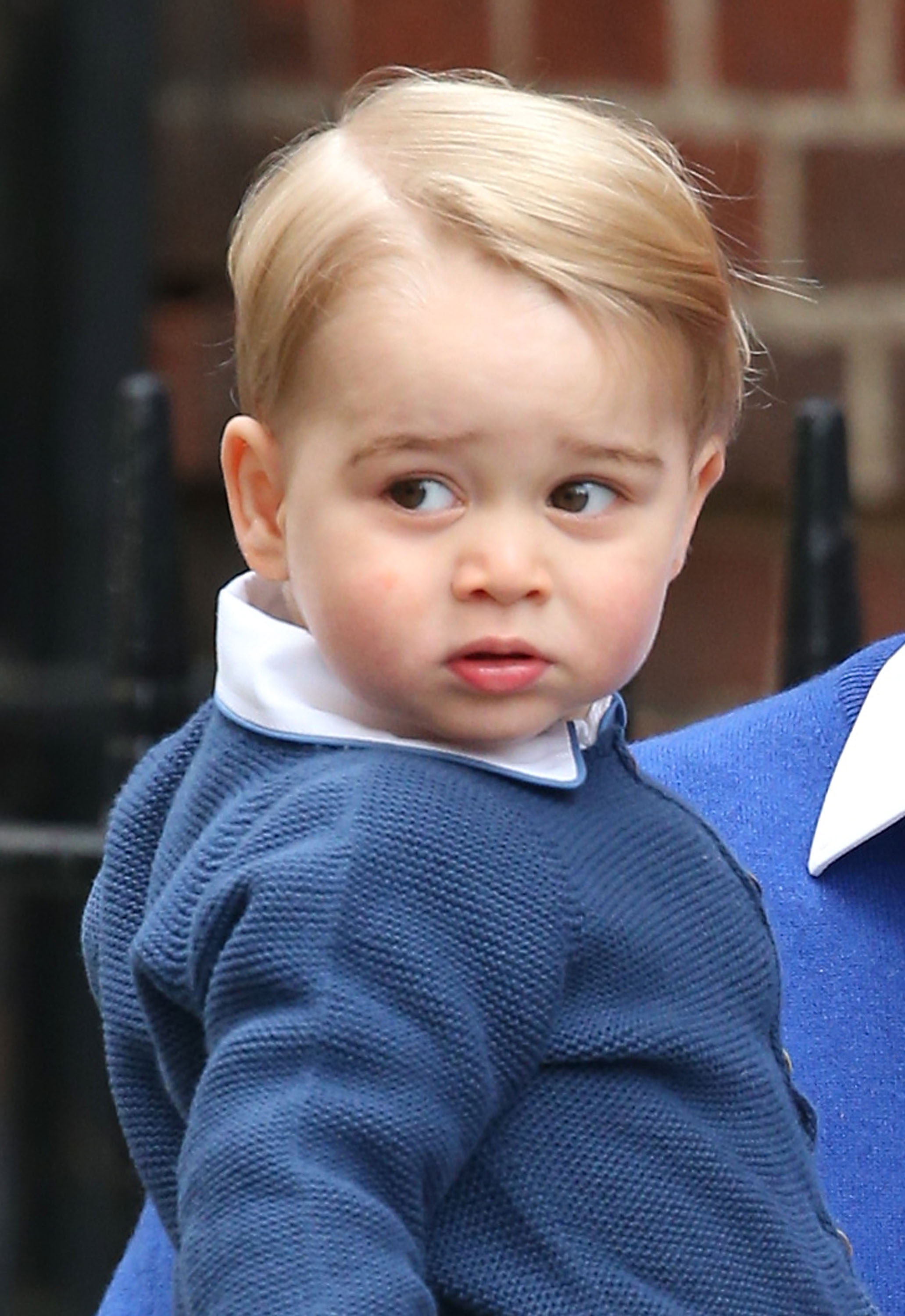 George returned to the Lindo Wing with William on May 2 as the family welcomed Princess Charlotte. Less than two years after leaving the same hospital as a newborn, he was back as an older brother.