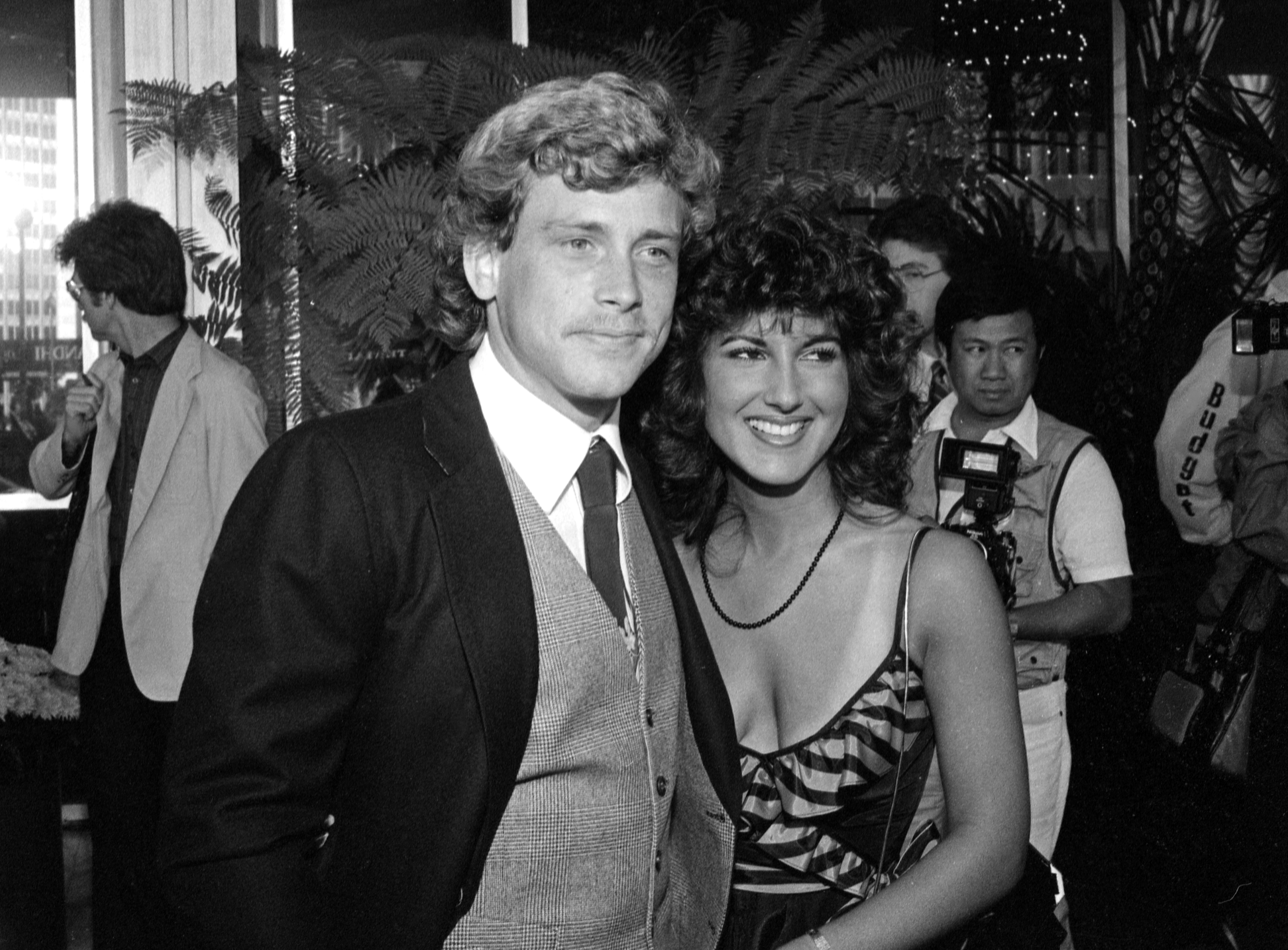 The actor and Victoria Averbach on February 18, 1981