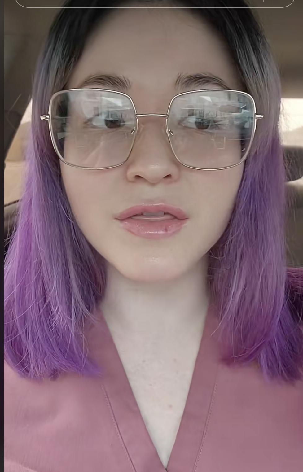Stefany is speaking candidly from her car in a video clip posted to social media. | Source: TikTok.com/booksbystefany
