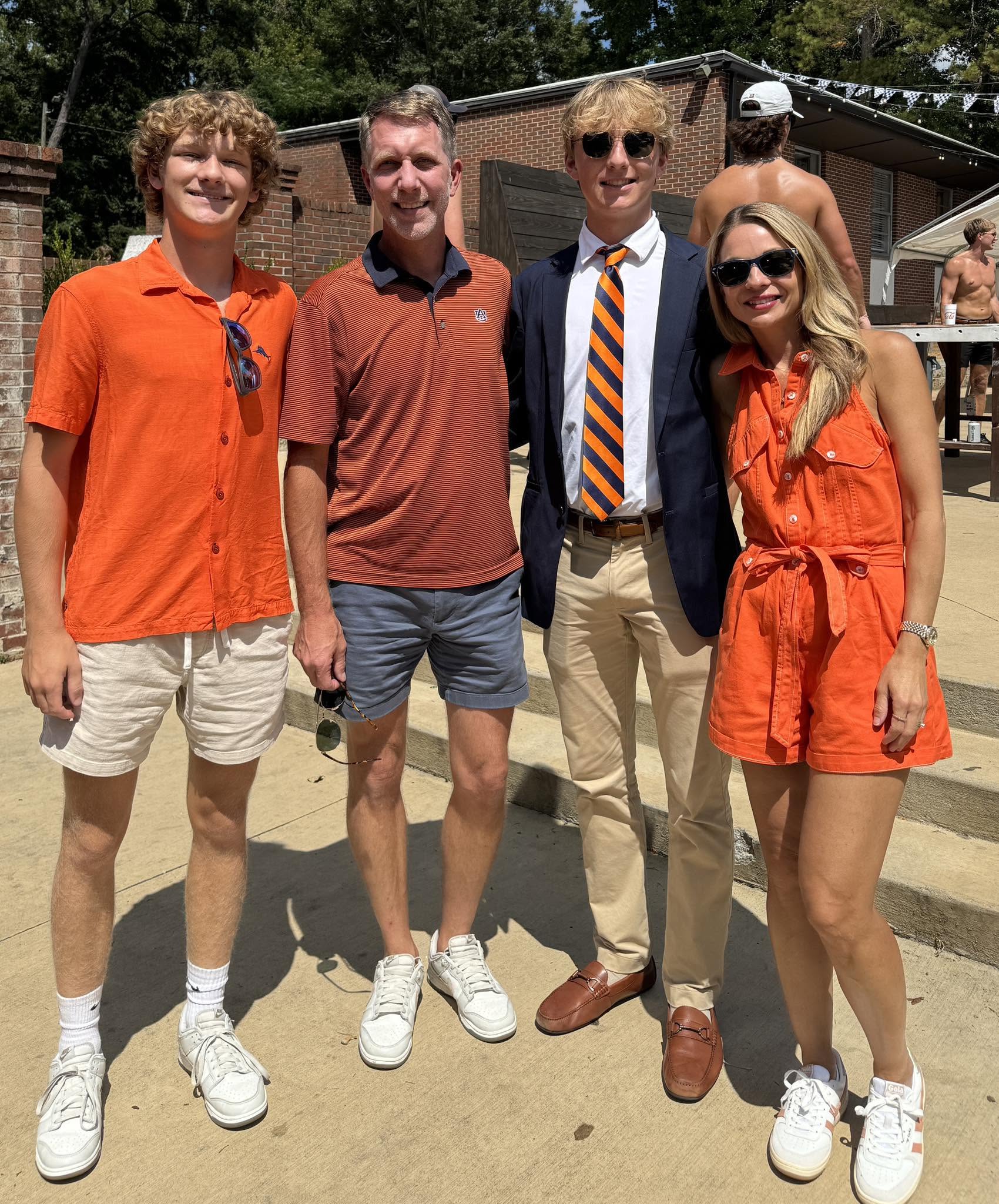A family that lost everything on what should've been a nice holiday. Here are the Higginbothams at an outdoor event on September 2, 2024 | Source: Facebook/Nancy Higginbotham