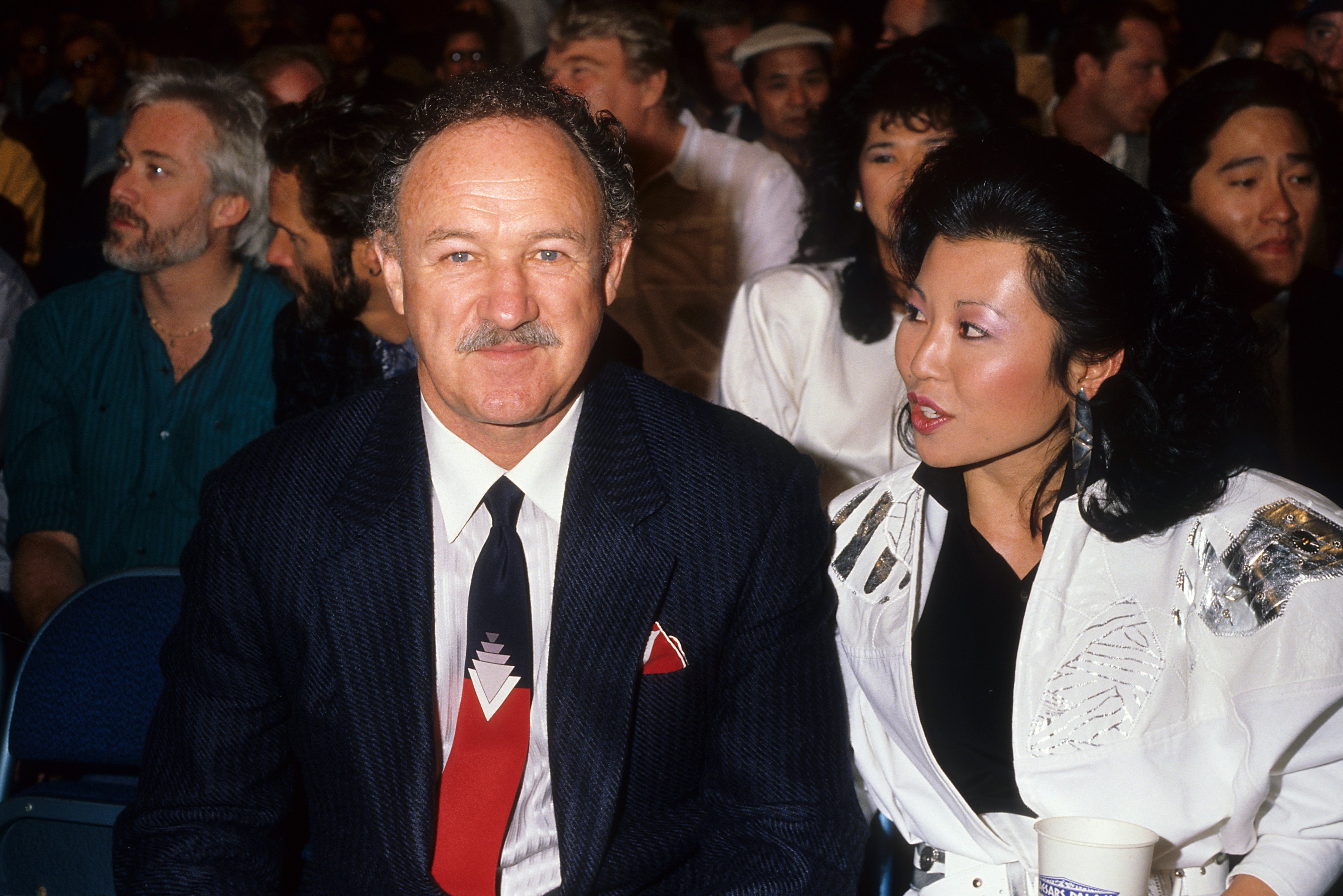 Gene Hackman and Betsy Arakawa at an event in Los Angeles, California in 1986. | Source: Getty Images