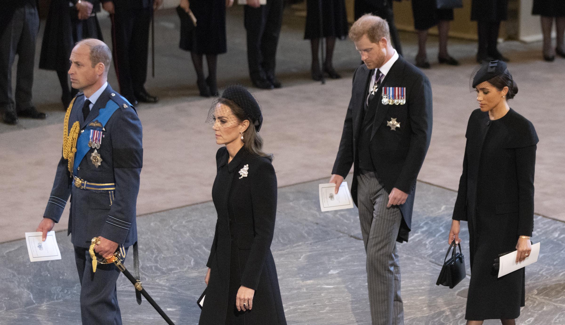 Prince William and Prince Harry reunited publicly during Queen Elizabeth II's funeral events in September 2022, despite their strained relationship. Four years later, the brothers reportedly remain estranged, with sources describing their relationship as having "no contact." | Source: Getty Images