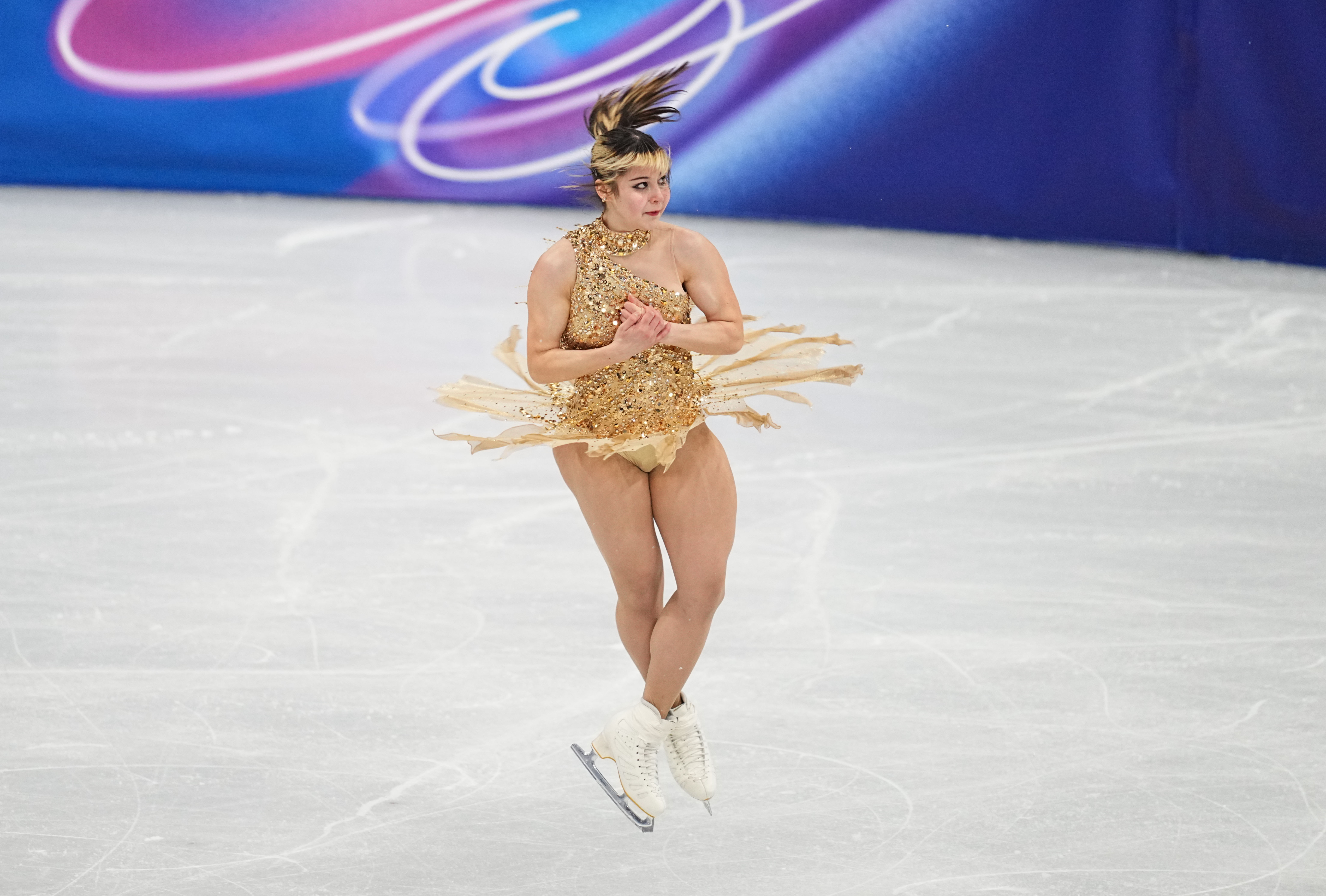 Alysa Liu competes during the Women Single Skating Figure Skating, Day 13 of the Milano Cortina 2026 Winter Olympic games | Source: Getty Images