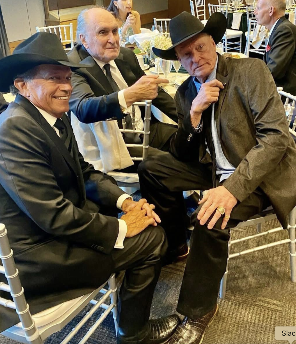 Roy Cooper is seen with his friends, in a photo dated April 30, 2025 | Source: Facebook/travis.taylor.186