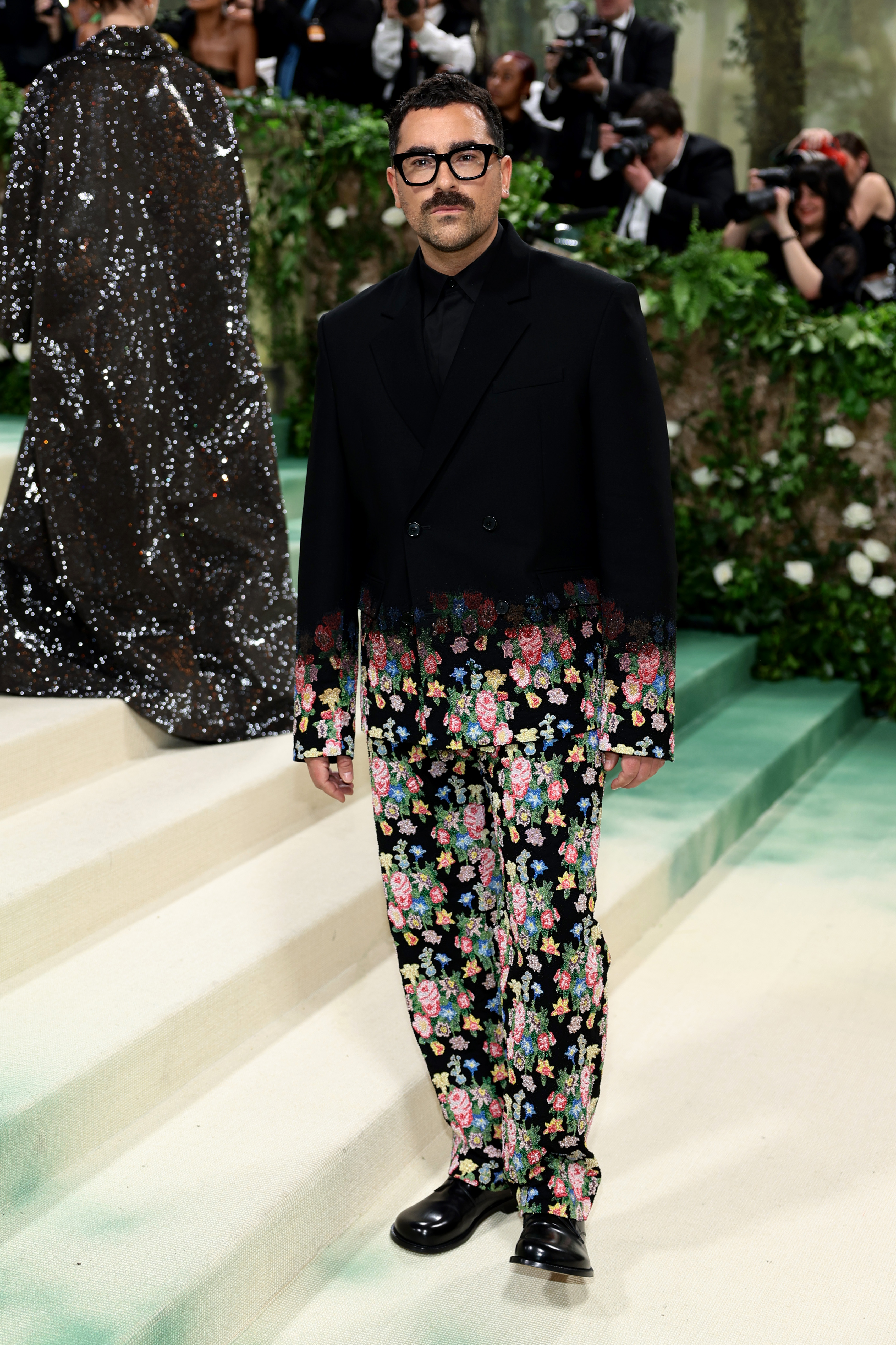Dan Levy attends the Met Gala Celebrating "Sleeping Beauties: Reawakening Fashion" on May 6, 2024, in New York City. | Source: Getty Images