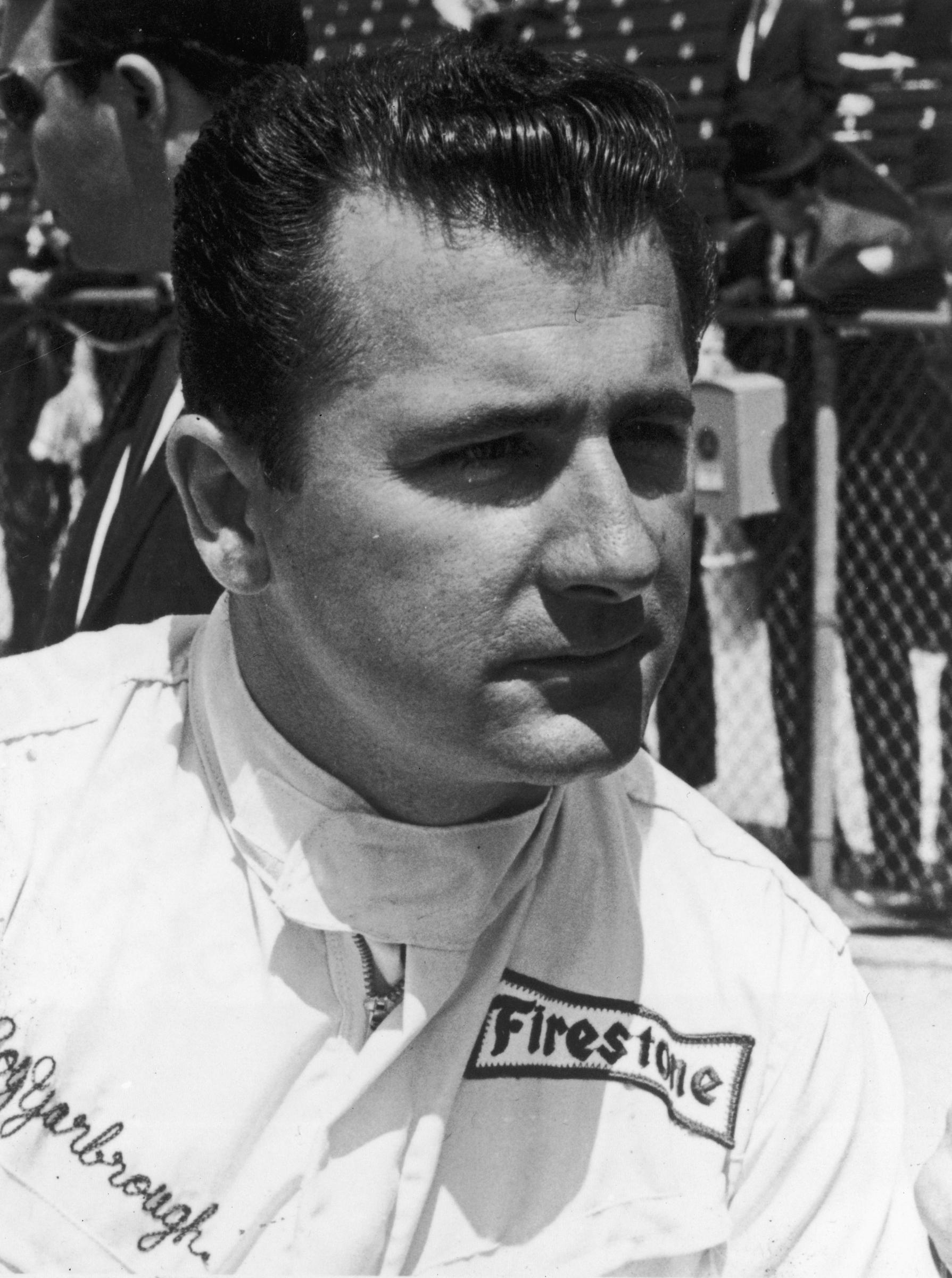 LeeRoy Yarbrough appeared in his Firestone racing uniform in this portrait from around 1965, several years before the season that would define his NASCAR career. By 1969, the Jacksonville native had become one of the sport's leading drivers, winning seven Grand National races and completing NASCAR's Triple Crown.
