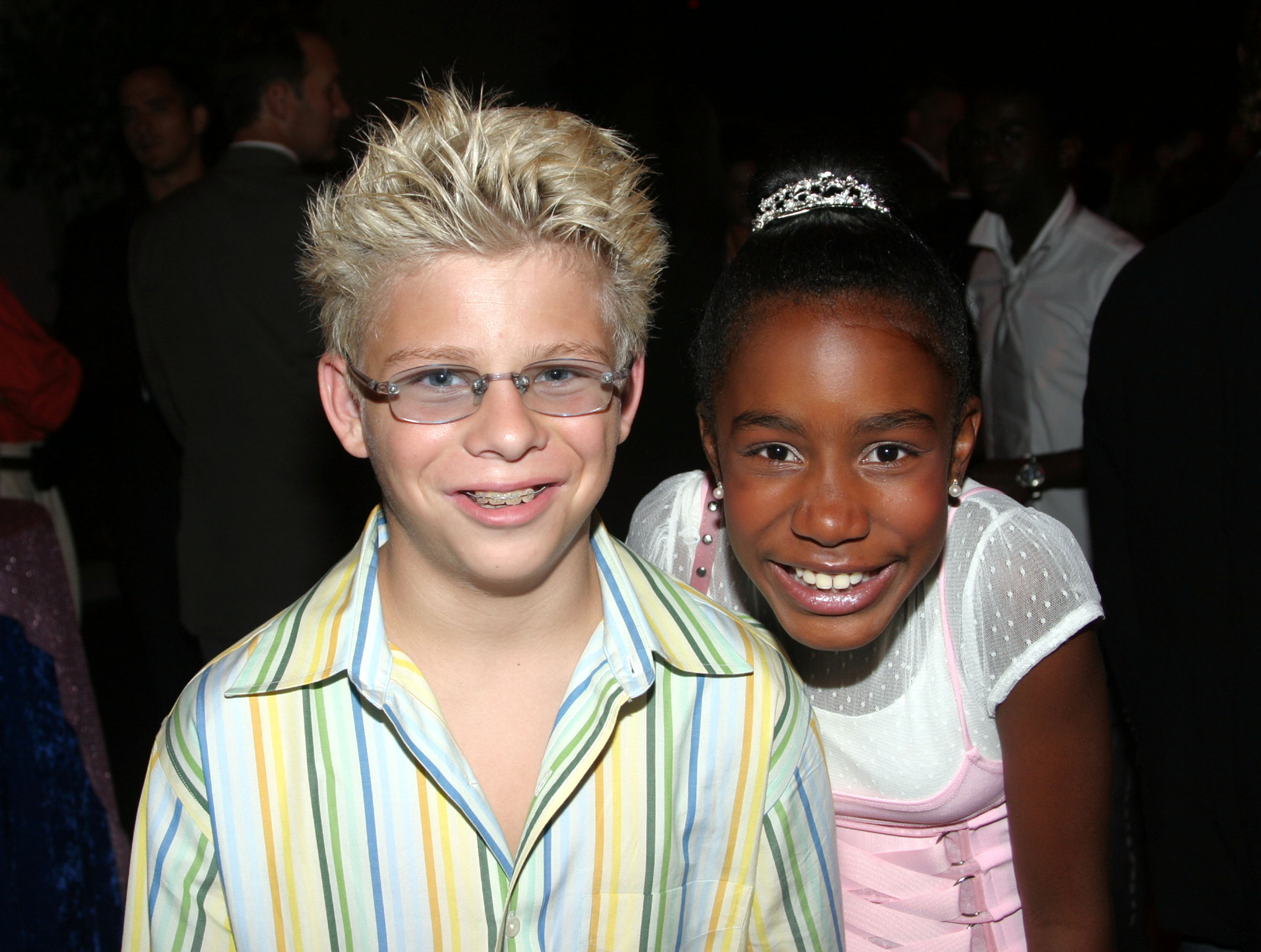 Jonathan Lipnicki and Kianna Underwood during "Hairspray" Opening Night Los Angeles in California on July 21, 2004. | Source: Getty Images
