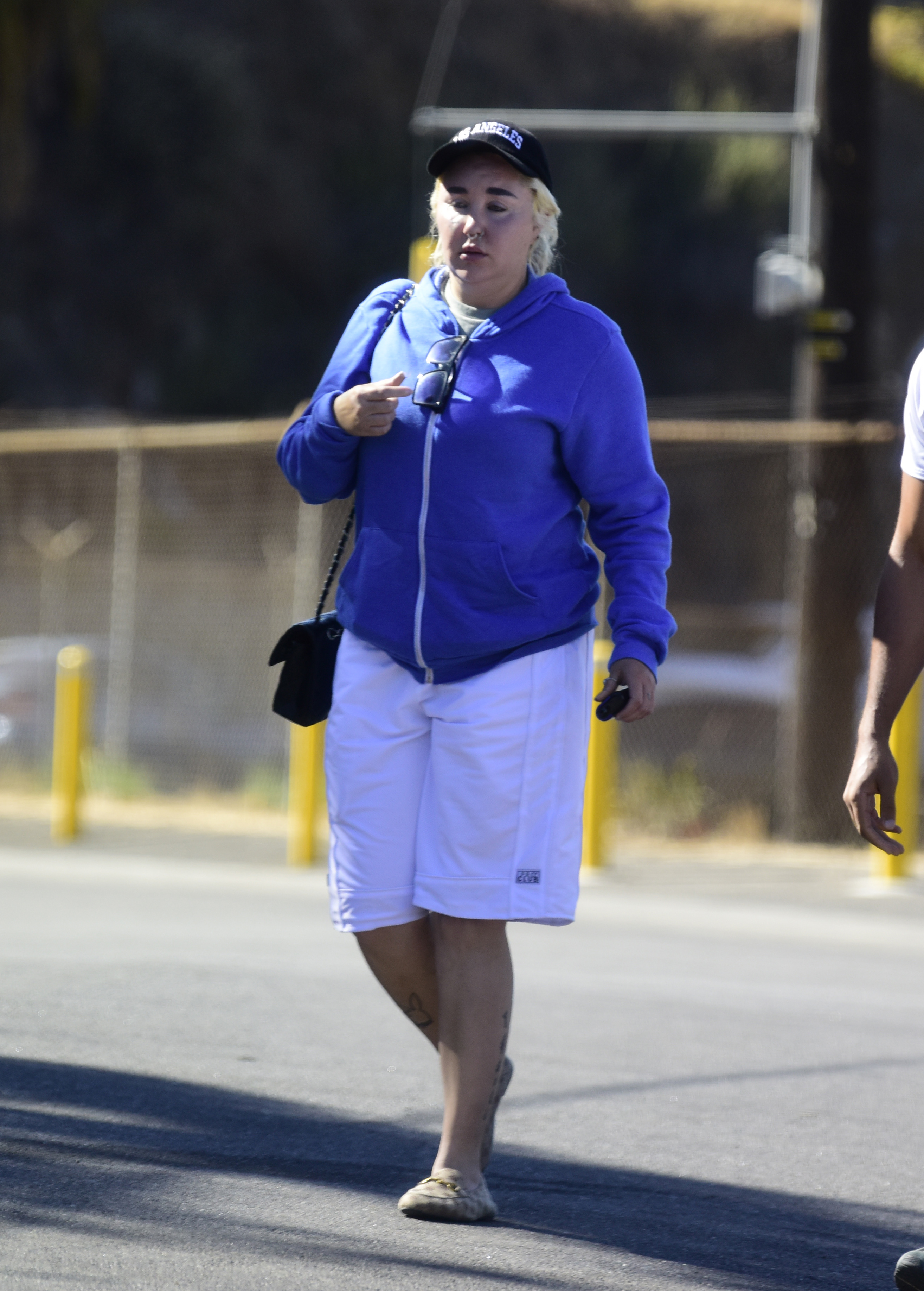 Amanda Bynes spotted out in Los Angeles, California on July 10, 2025.