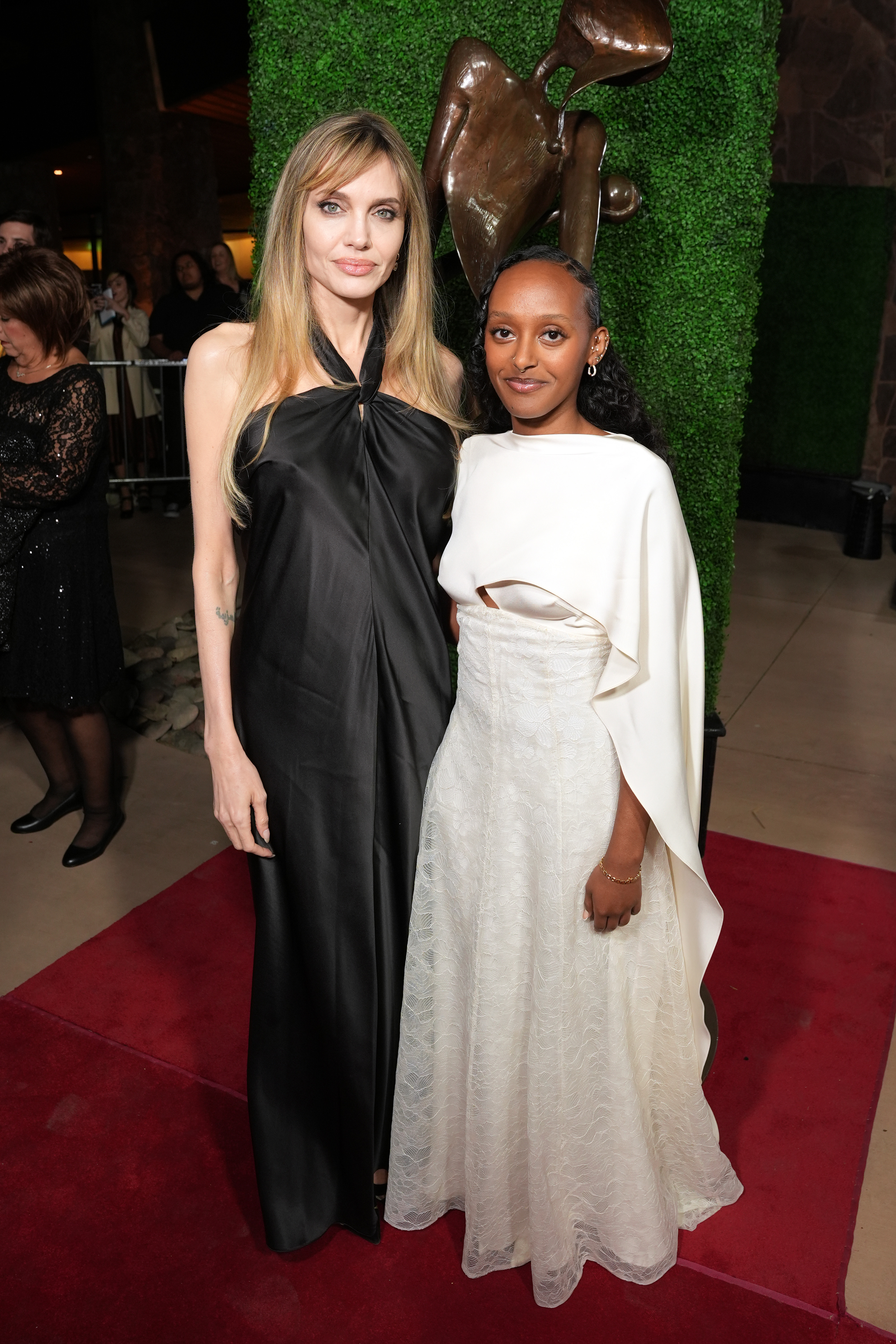 Zahara Marley and Angelina Jolie attend the 36th Annual Palm Springs International Film Festival Film Awards on January 3, 2025 | Source: Getty Images