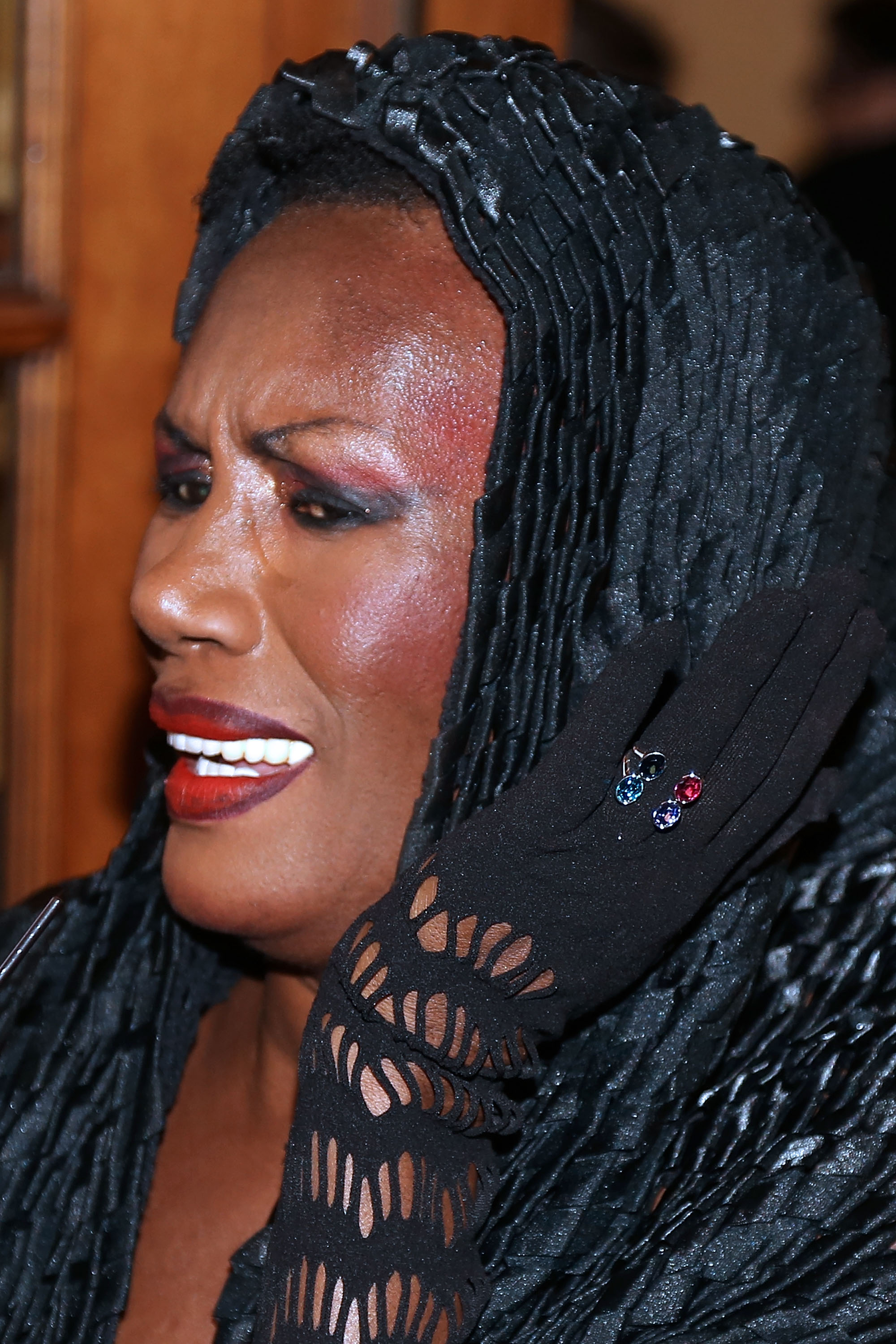 Grace Jones at the premiere of "Grace Jones: Bloodlight And Bami" during the Toronto International Film Festival in Canada on September 7, 2017. | Source: Getty Images