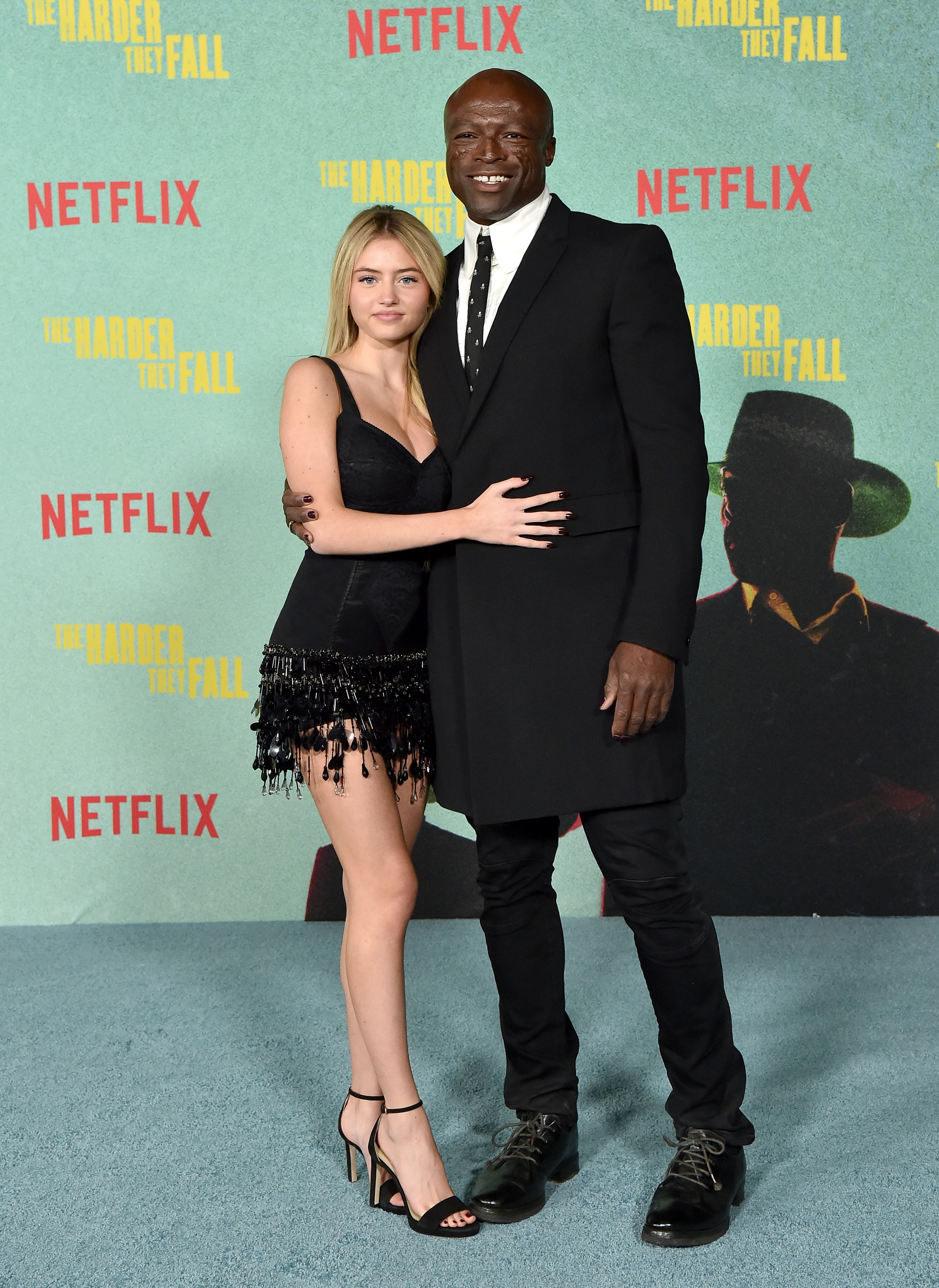 Leni Klum and Seal attend the Premiere of "The Harder They Fall", October 13, 2021, Los Angeles, California. | Source: Getty Images