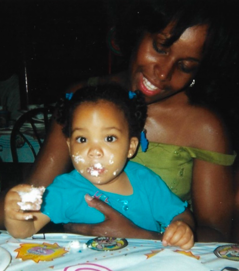 Karin Standford lovingly looking at her daughter, Ashley Jackson, posted on January 5, 2022. | Source: Instagram/ashleylavernejackson