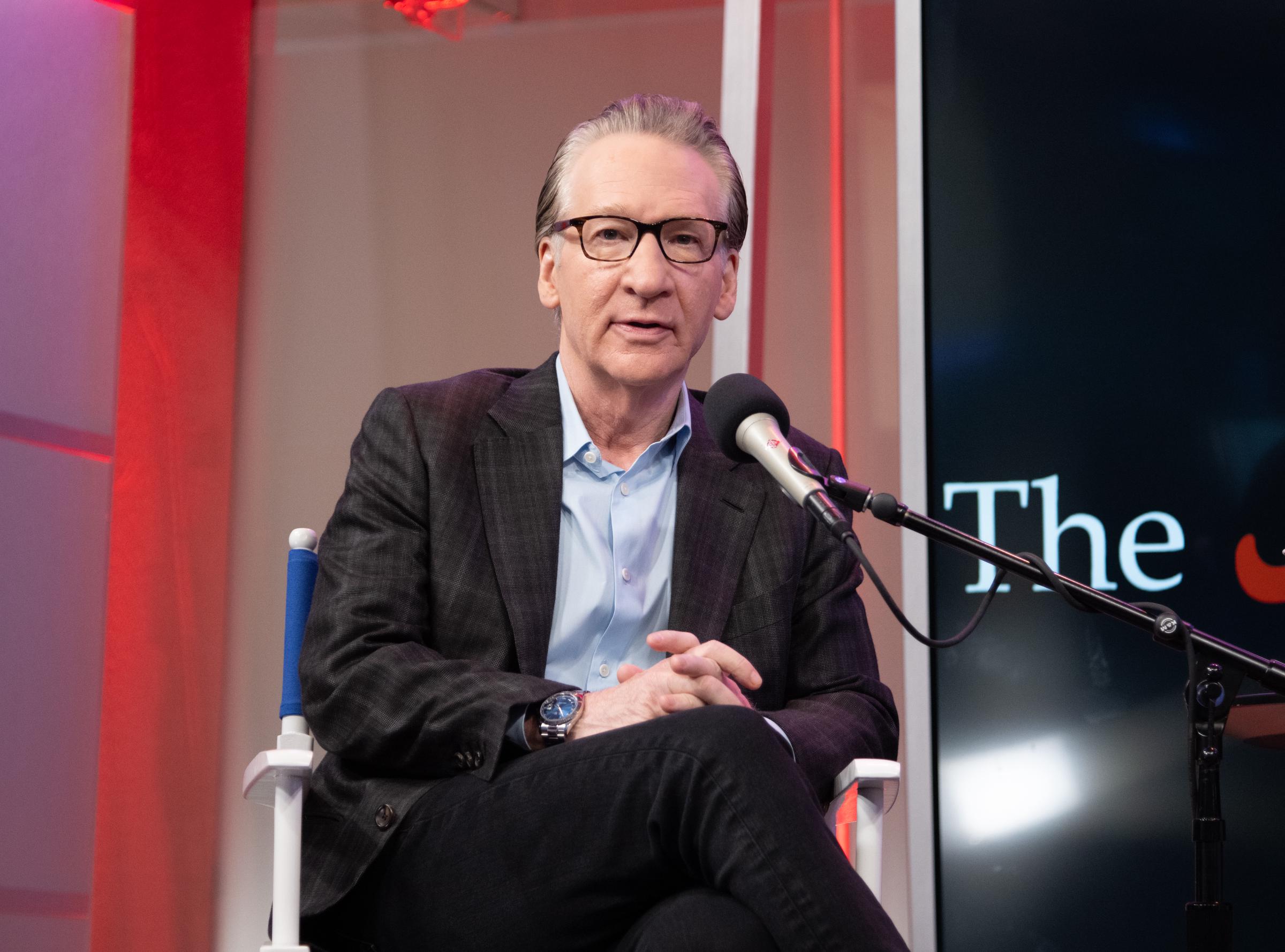 Bill Maher on "The Megyn Kelly Show" at the SiriusXM Studios on May 20, 2024, in New York. | Source: Getty Images