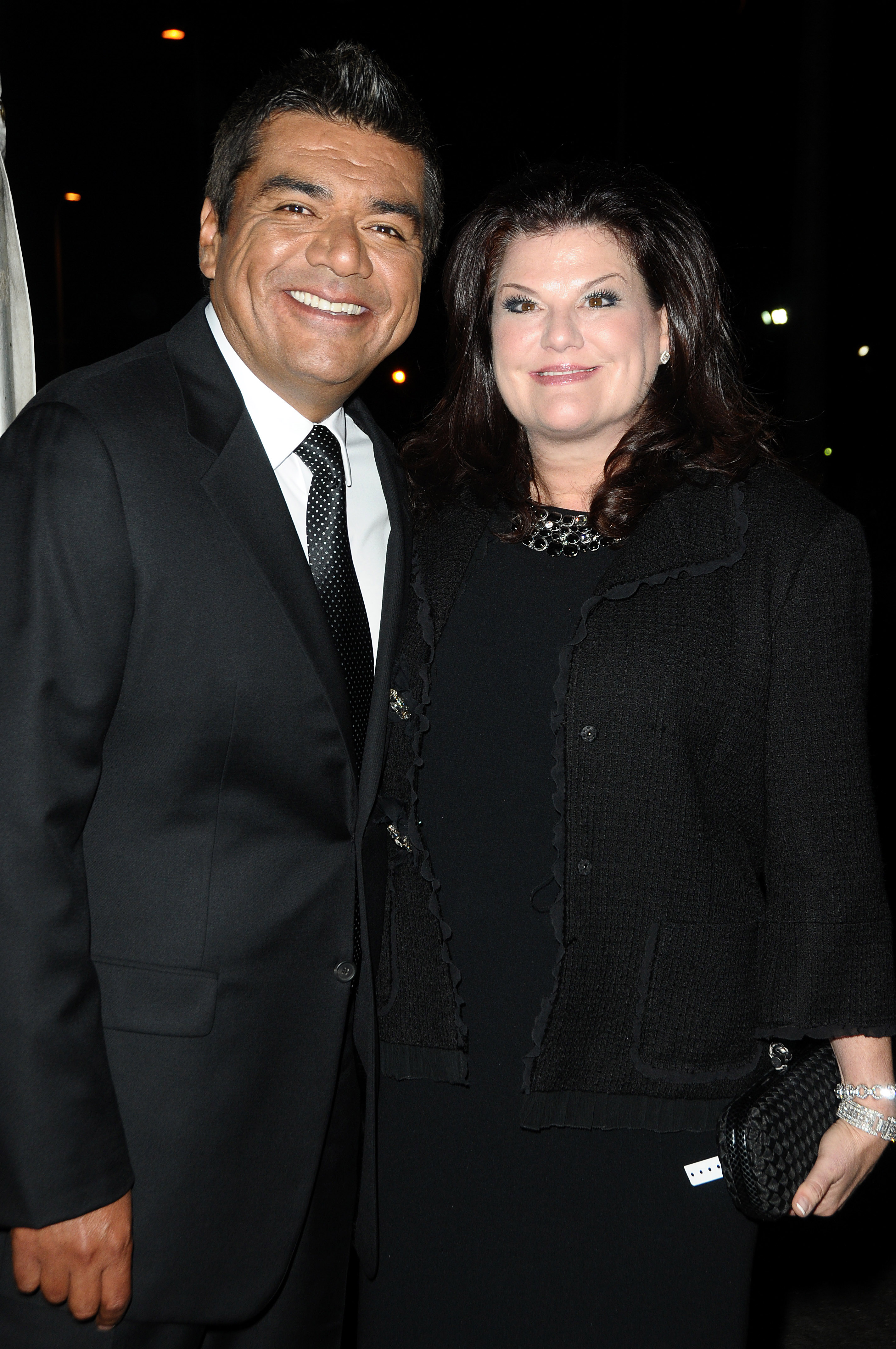 George Lopez and Ann Lopez attend Padres El Contra Cancer's 25th anniversary gala on September 23, 2010, in Los Angeles, California.