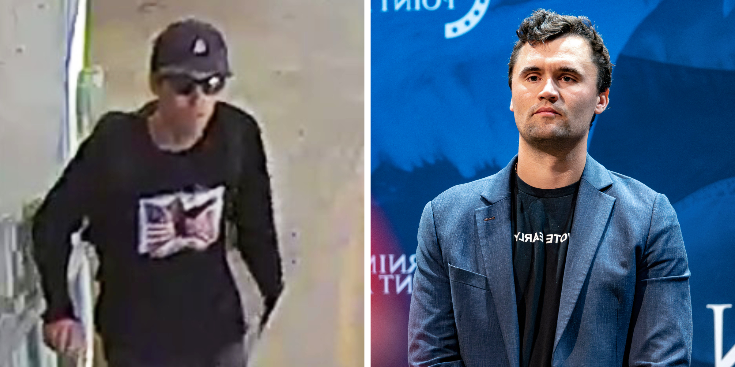 Tyler Robinson | Charlie Kirk | Source: X/ FBISaltLakeCity / Getty Images