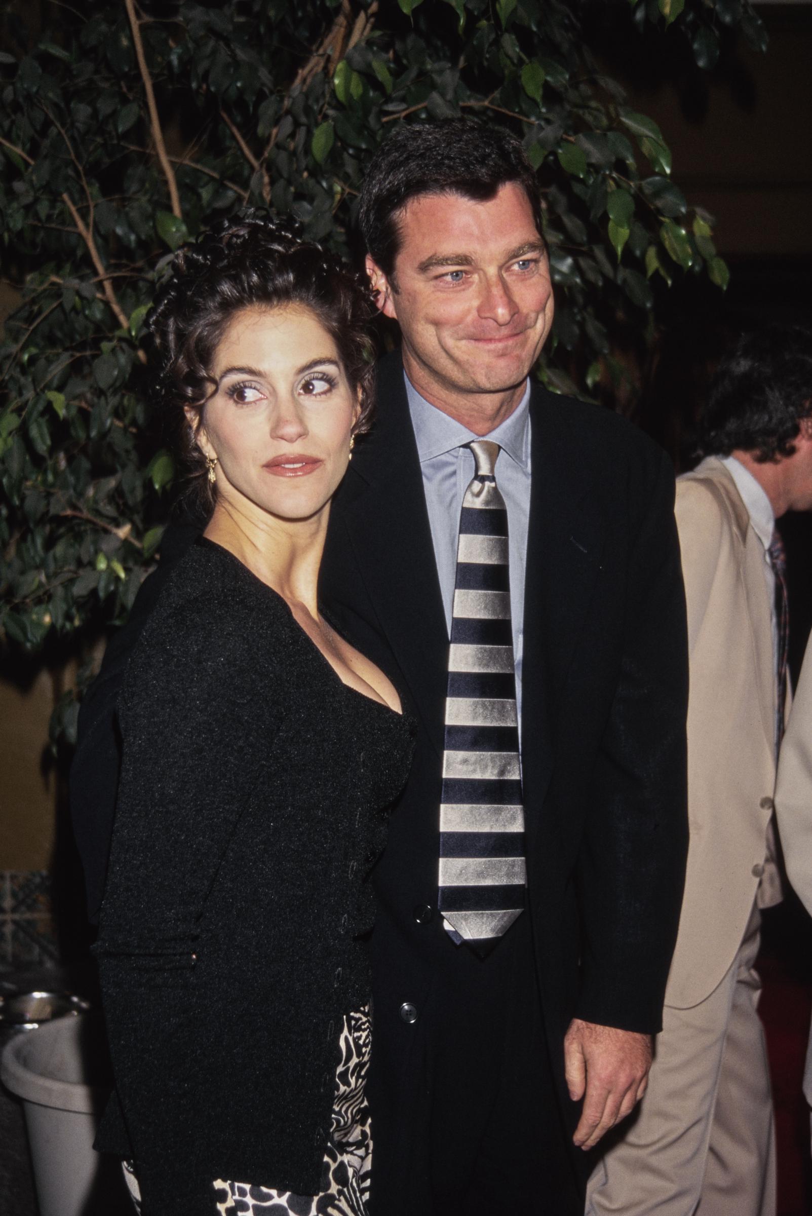 Jami Gertz and Tony Ressler pictured on May 13, 1996 | Source: Getty Images