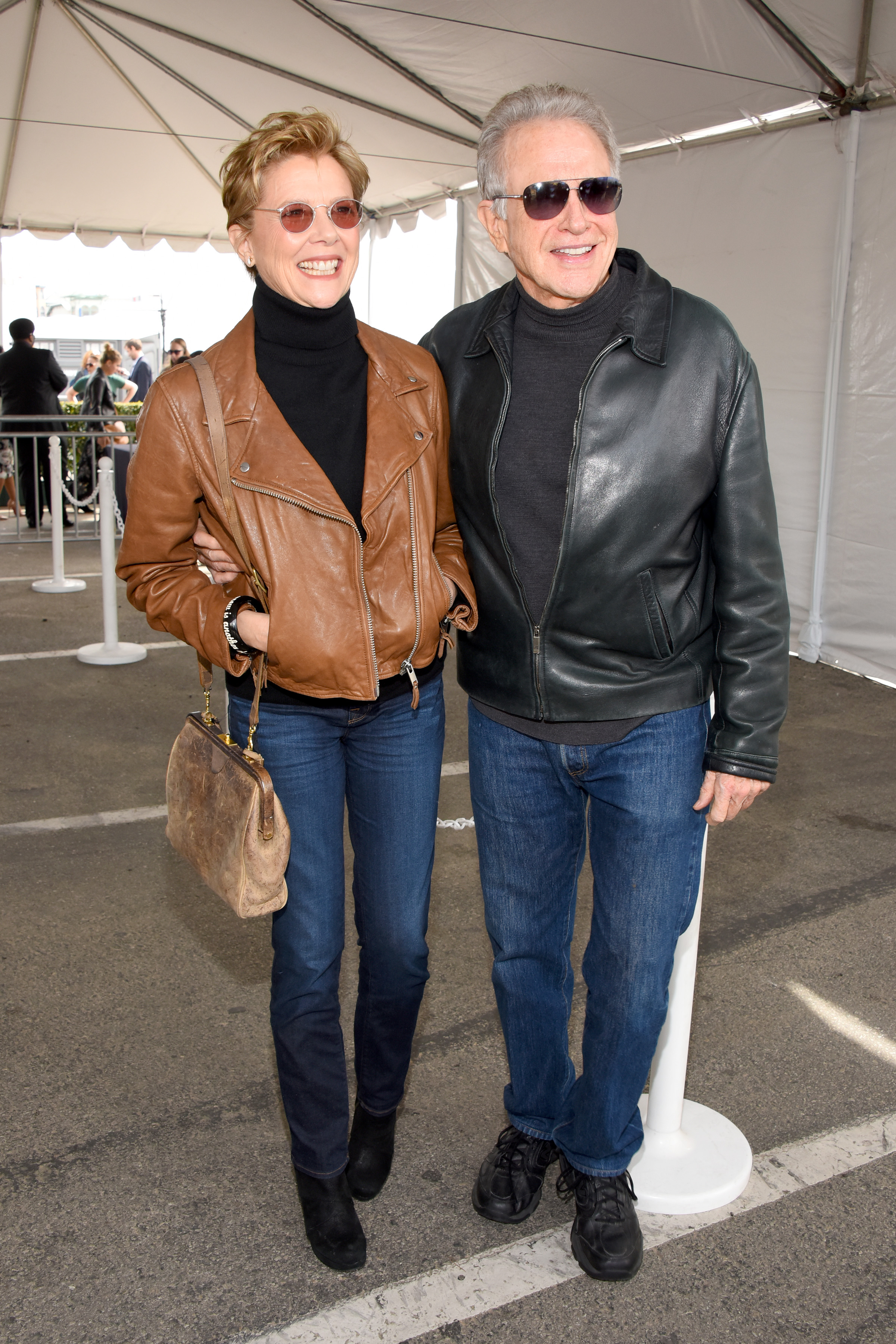 Annette Bening and Warren Beatty during the 2017 Film Independent Spirit Awards at the Santa Monica Pier on February 25, 2017, in Santa Monica, California | Source: Getty Images