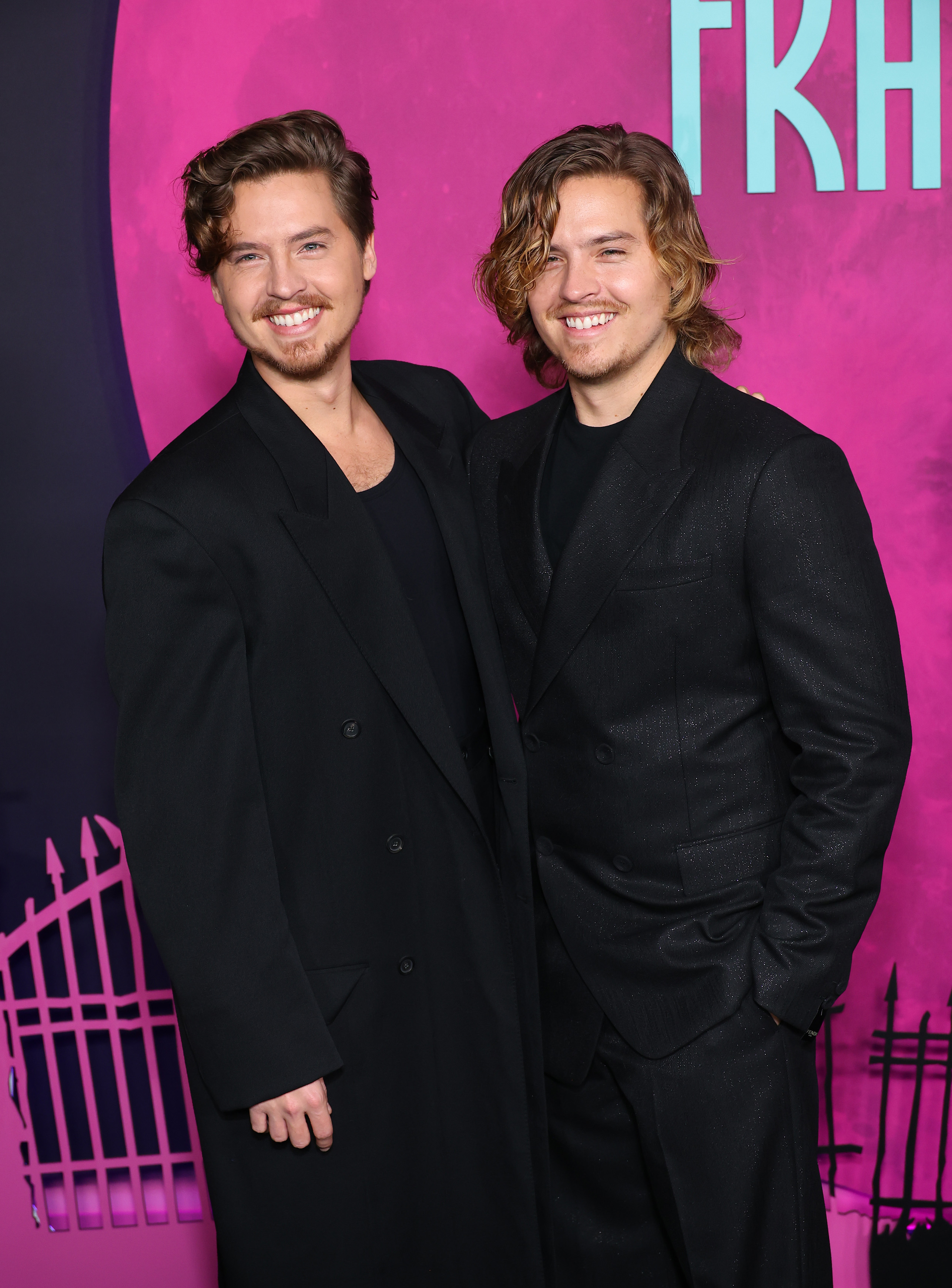 Cole and Dylan Sprouse at the Los Angeles special screening of "Lisa Frankenstein" in Hollywood, California on February 5, 2024. | Source: Getty Images