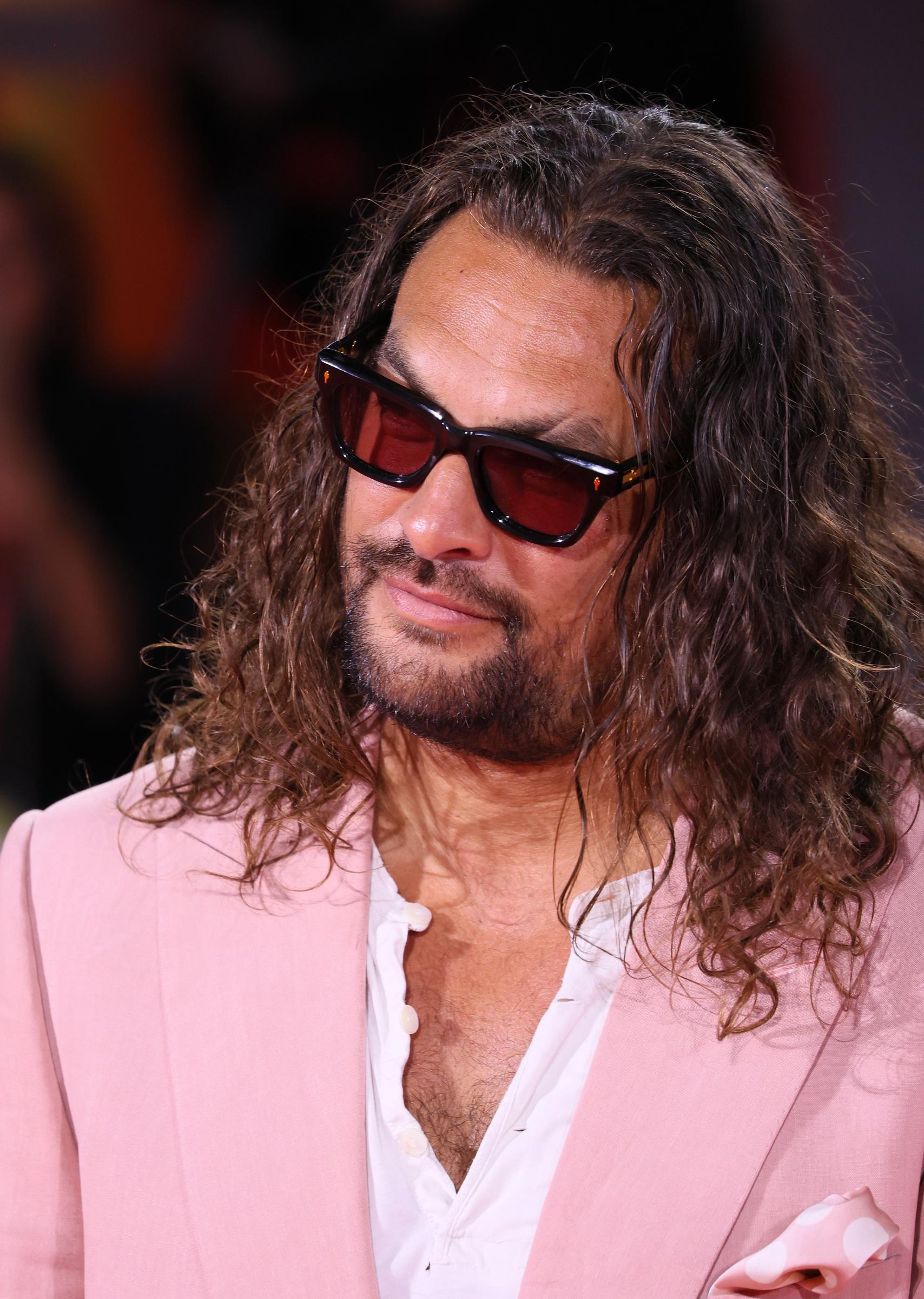 Jason Momoa attends the Cartier Glory To The Filmmaker Award and the "In the Hand of Dante" red carpet during the 82nd Venice International Film Festival on September 3, 2025 in Venice, Italy | Source: Getty Images