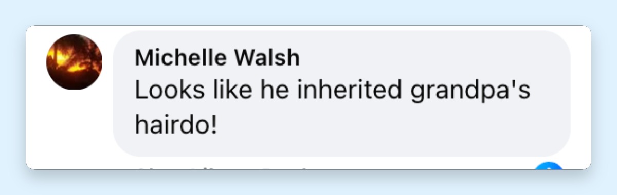 A netizen's comment about Alexander Trump Boulos's appearane at the White House on April 6, 2026 | Source: Facebook/Page Six