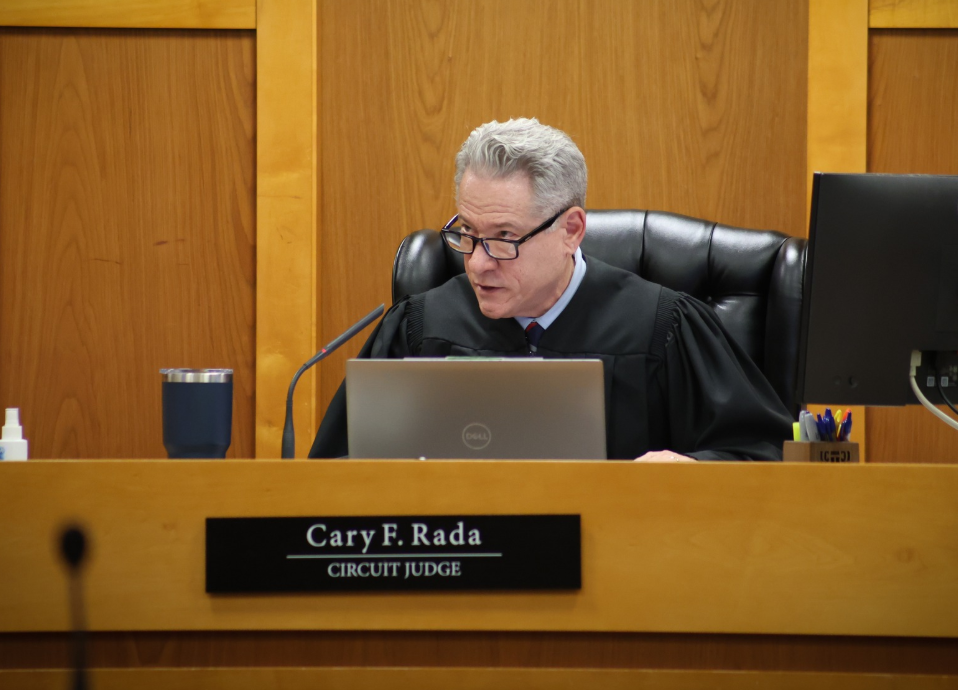 Honorable Judge Cary F. Rada presiding over the case, from a post dated January 14, 2026. | Source: Facebook/FifthJudicialCircuitStateAttorney'sOffice