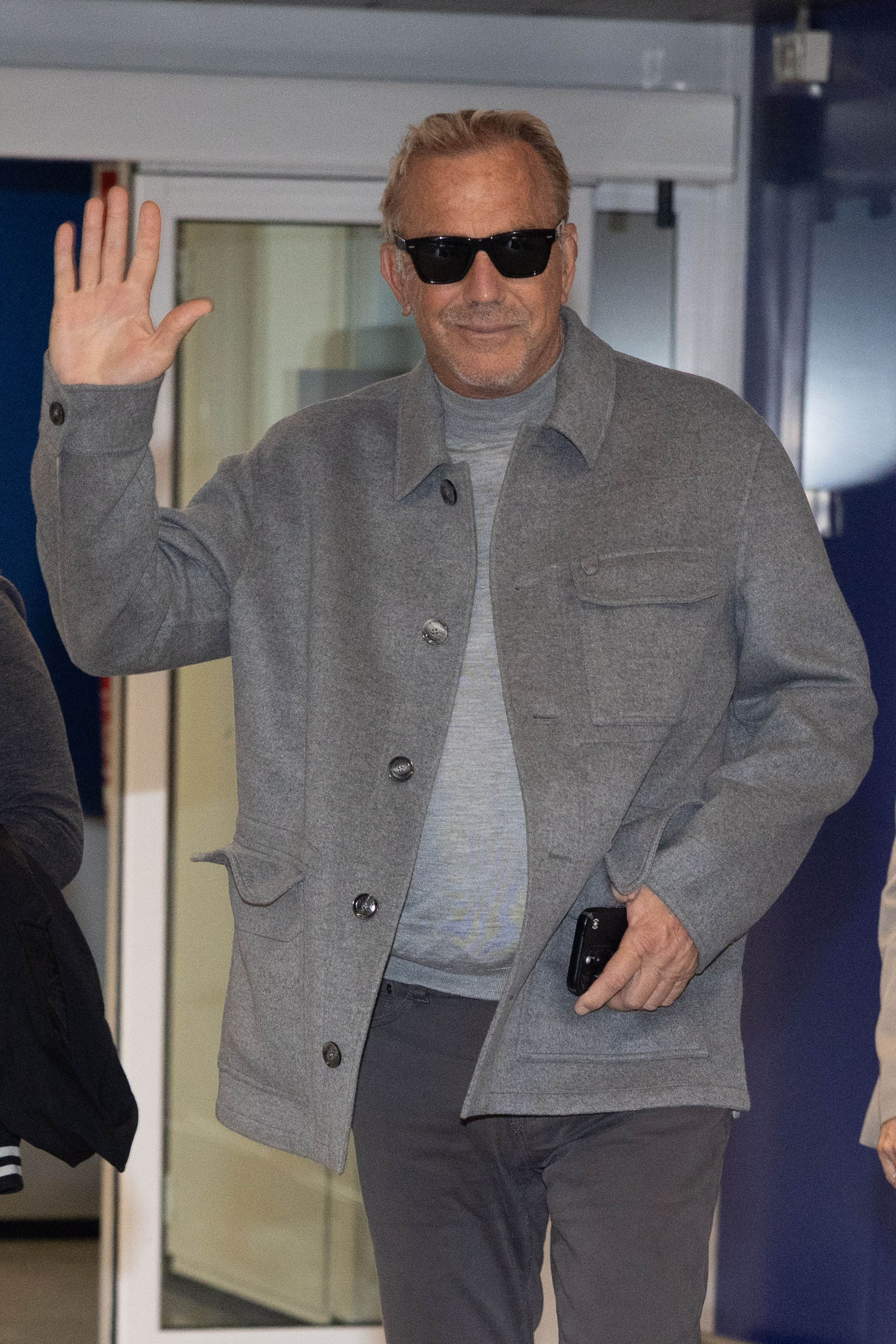 Kevin Costner is seen during Milan Fashion Week in Italy on January 16, 2026. His appearance at one of fashion's biggest international showcases reflected his enduring star power while underscoring his continued presence across the global entertainment landscape decades after achieving worldwide fame.
