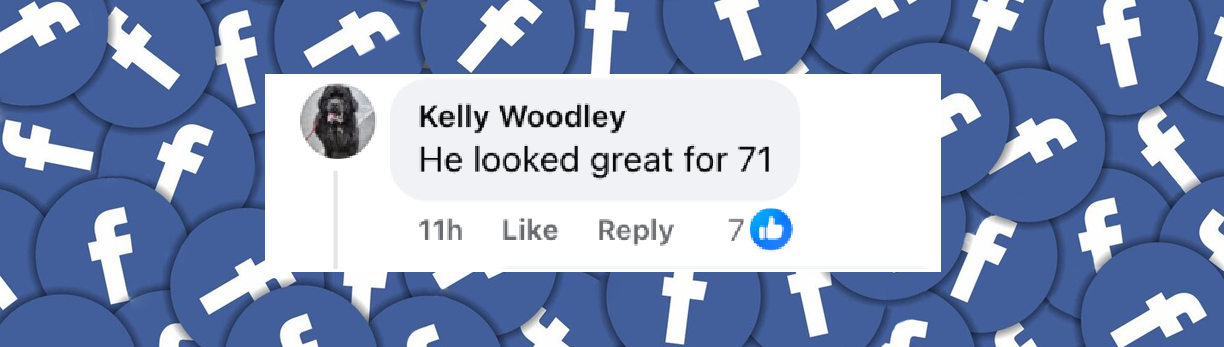 A fan comment dated July 24, 2025 |  Source: Facebook/Dailymail