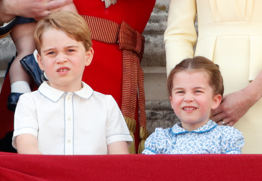 George appeared beside Princess Charlotte on the Buckingham Palace balcony during Trooping the Colour on June 8. The siblings watched the flypast together, capturing George at 5 during one of the royal family’s most established public traditions.