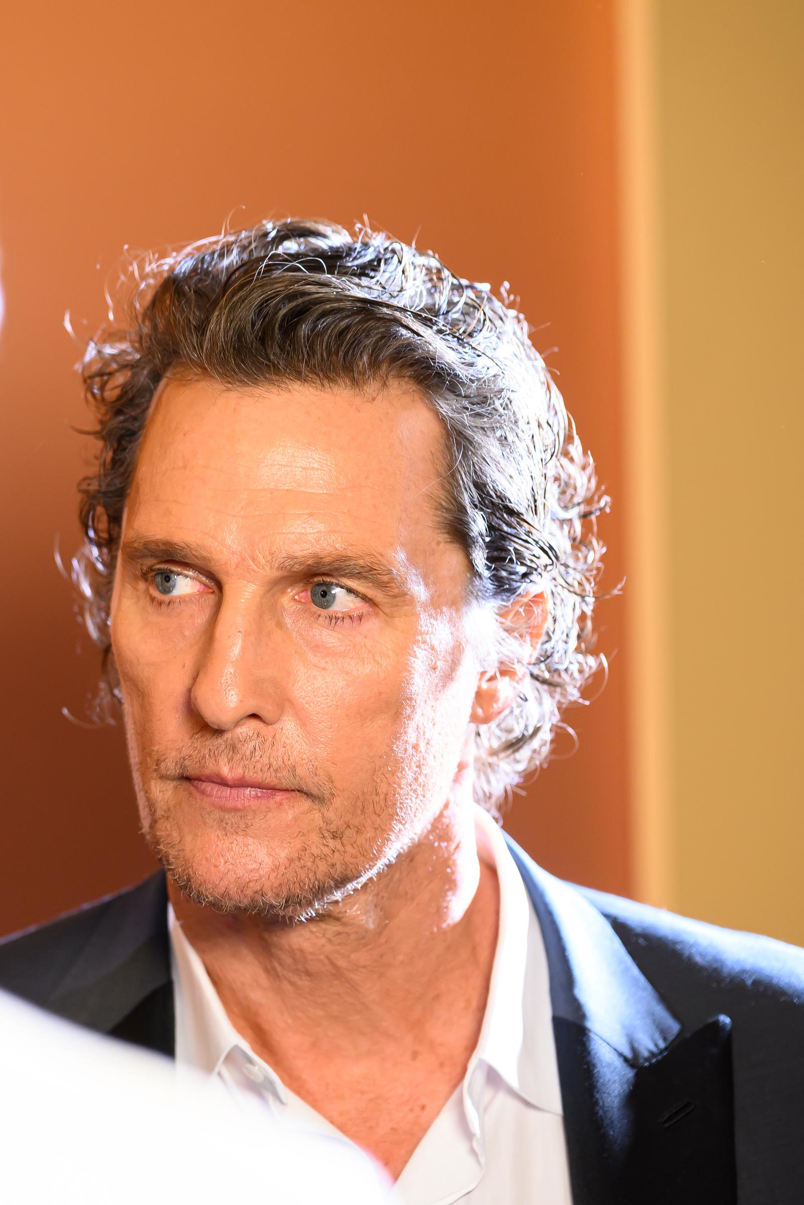 Matthew McConaughey attends the Mack, Jack & McConaughey Gala in Austin, Texas, on April 23, 2026. Some viewers focused on the actor's appearance and attire while reacting to footage of his later meeting with Pope Leo XIV. | Source: Getty Images