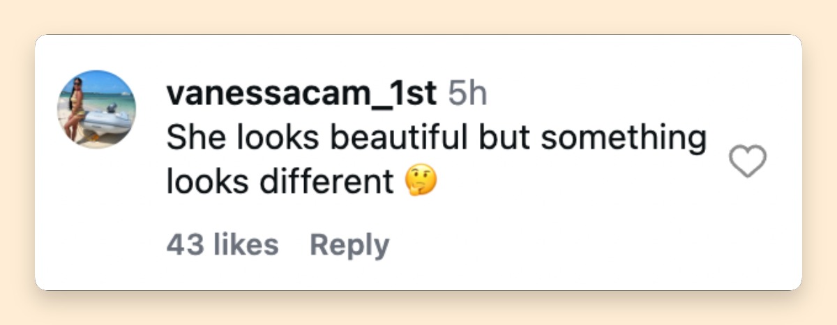A fan comments on a video of JLo, taken during the New York premiere of "Office Romance," from a post dated June 3, 2026 | Source: Instagram/jlo