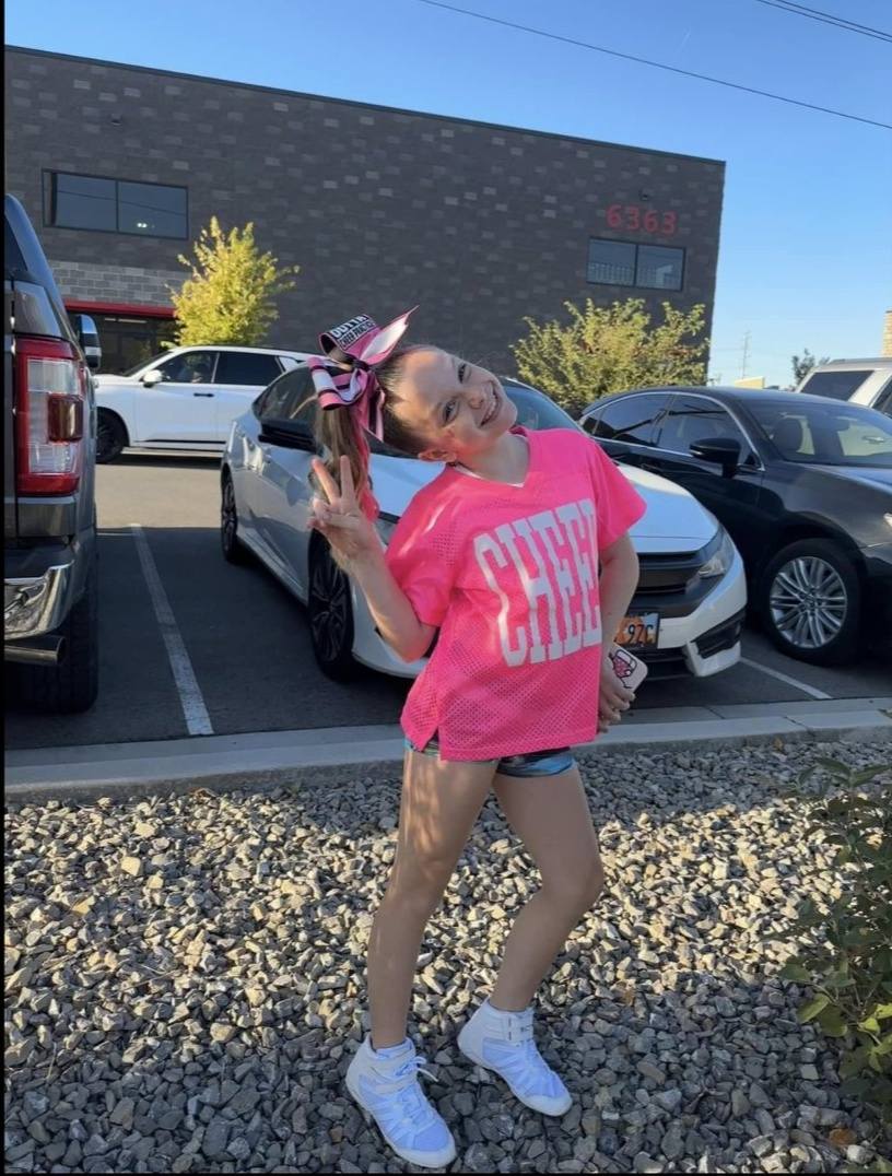 Addilyn Smith posing in a parking lot, from a post dated February 17, 2026 | Source: Facebook/Ilea Pacheco