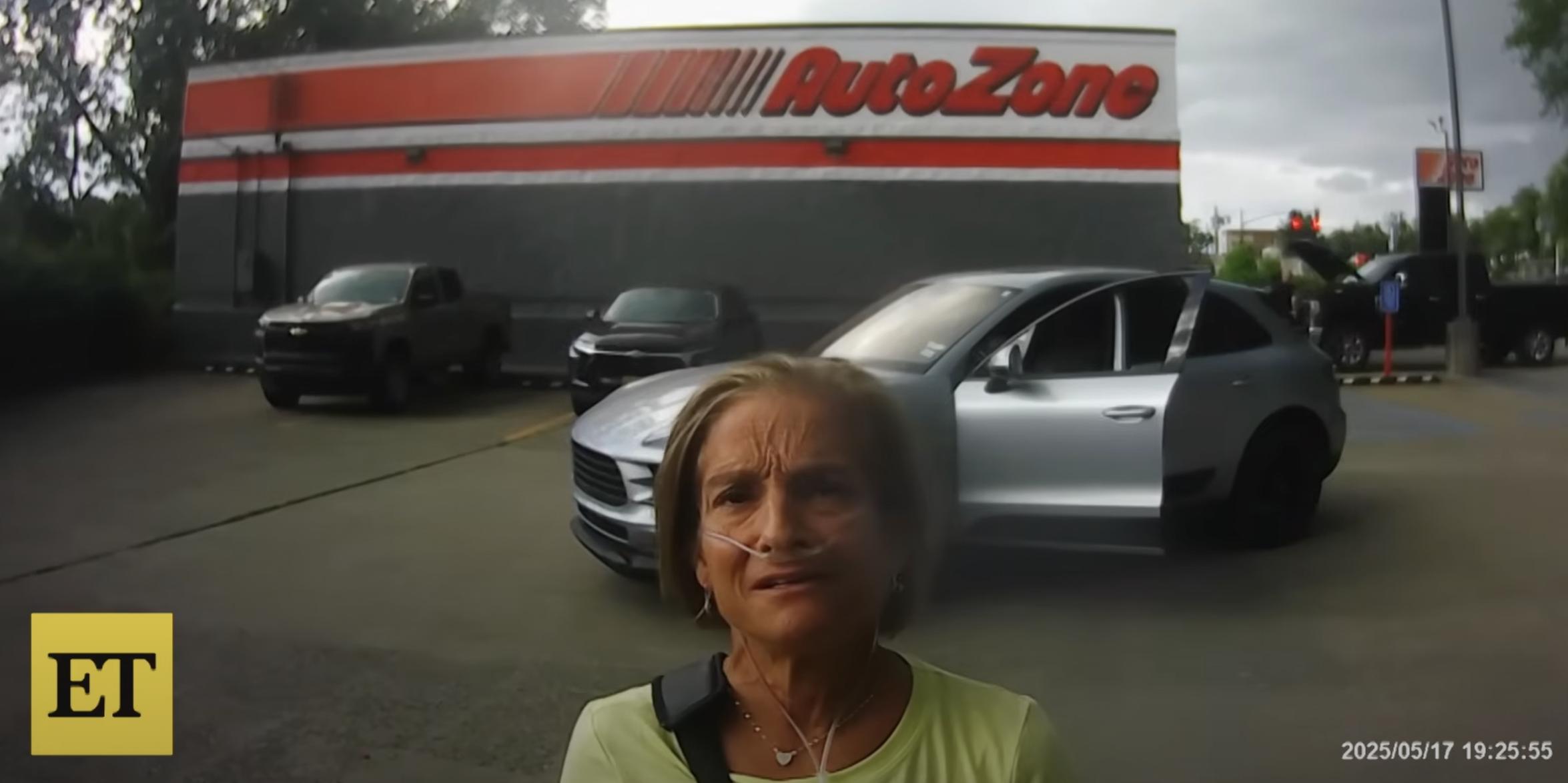 Mary Lou Retton on the bodycam footage of the West Virginia law enforcement officer who conducted a sobriety test on her on May 17, 2025 | Source: YouTube/Entertainment Tonight