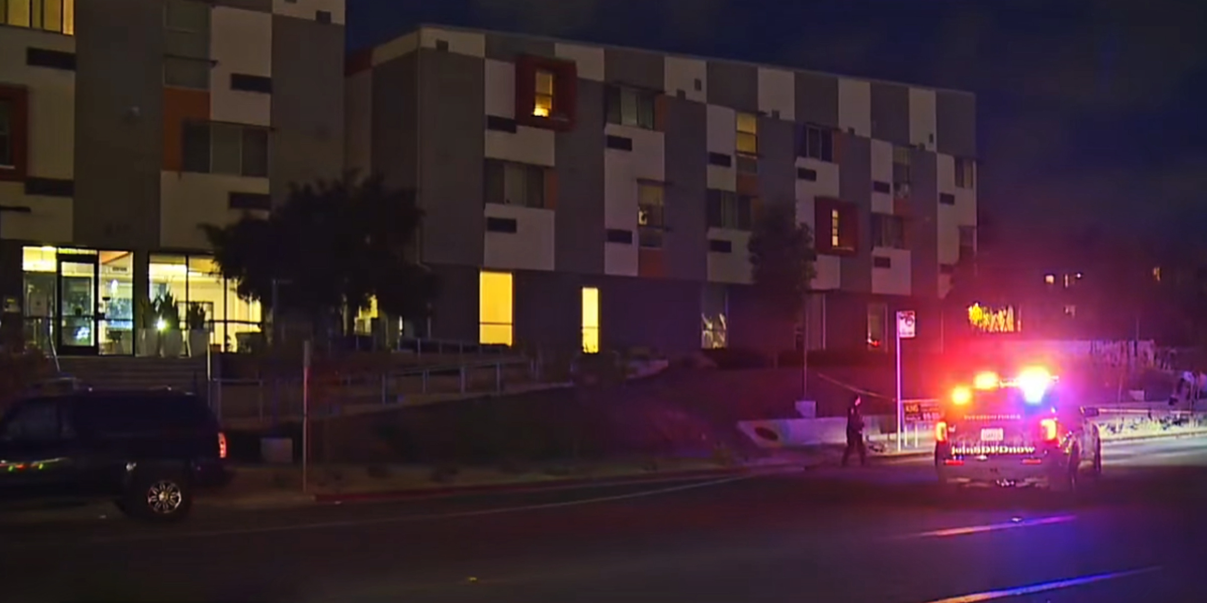 The apartment complex | Source: YouTube/ABC10News