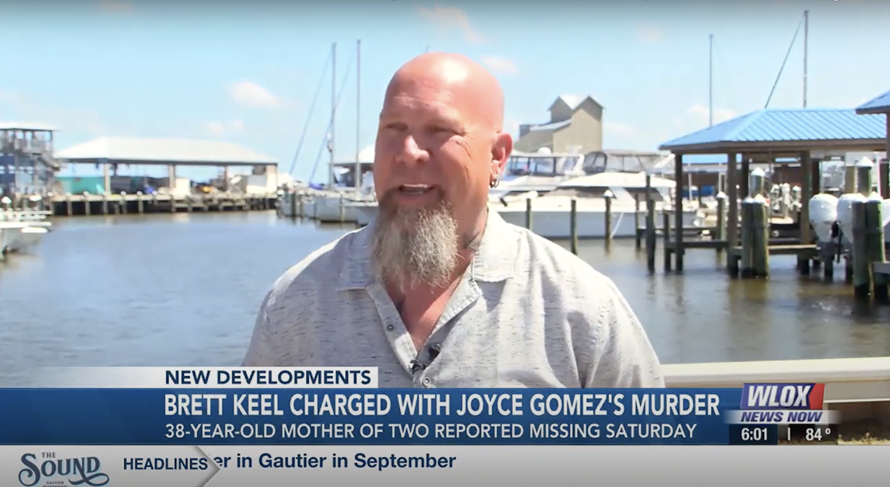 Joyce Gomez's co-worker, Chris Langer, is seen sharing his thoughts in a video interview, dated April 29, 2025 | Source: YouTube/wloxnewsnow