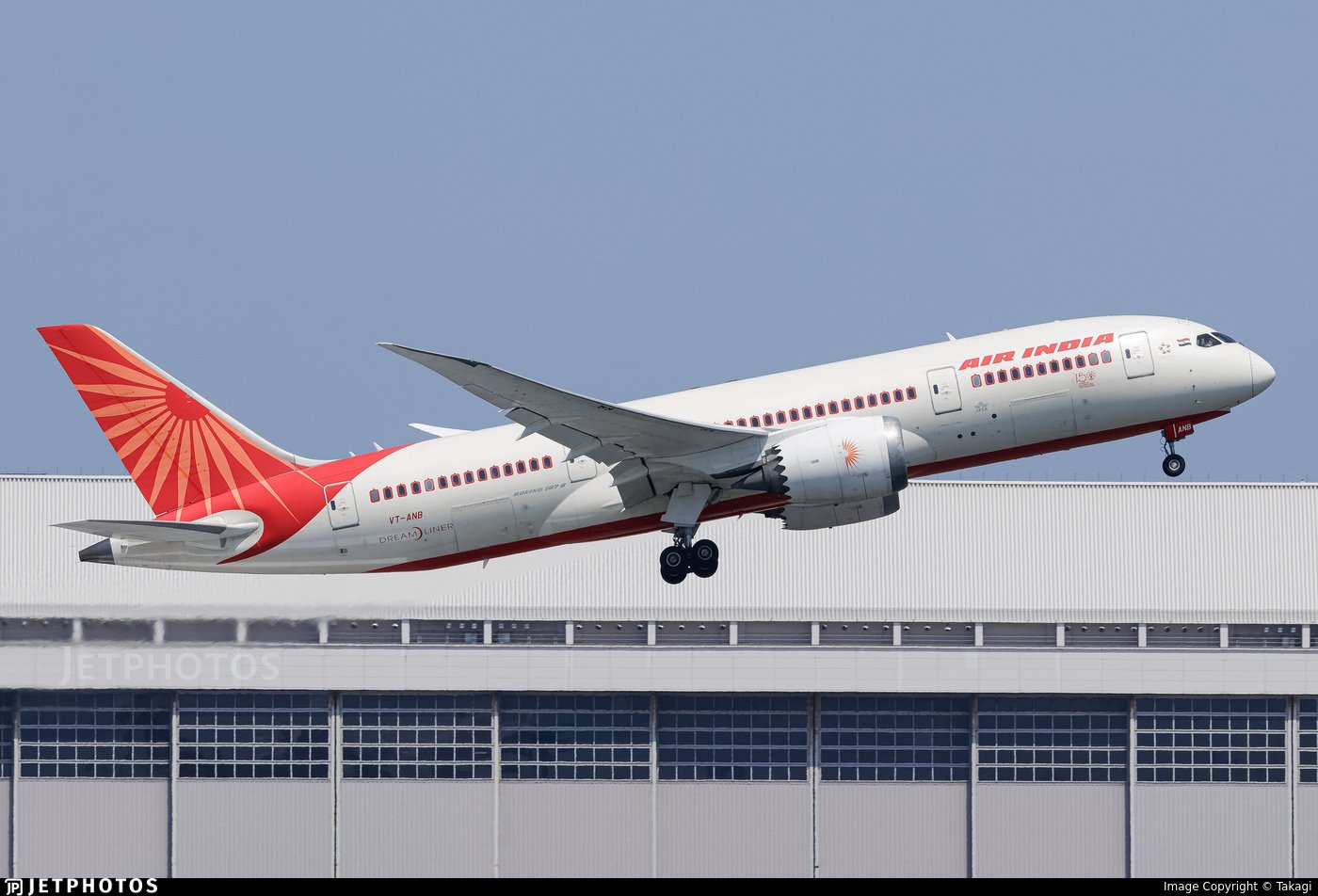 Flight AI171, a Boeing 787-8, from a post dated June 12, 2025 | Source: X/flightradar24