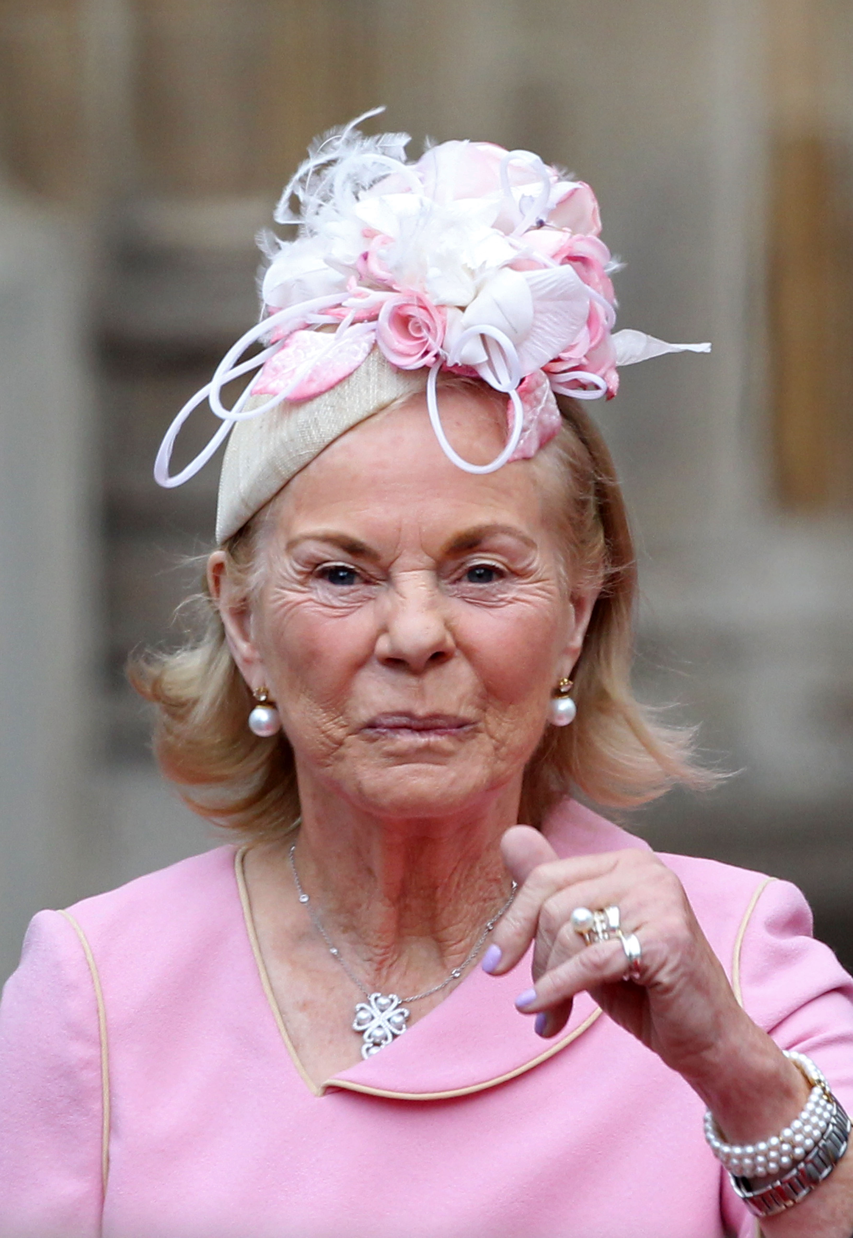 The Duchess of Kent exits following the marriage of Prince William, Duke of Cambridge and Catherine, Duchess of Cambridge at Westminster Abbey on April 29, 2011, in London, England. | Source: Getty Images
