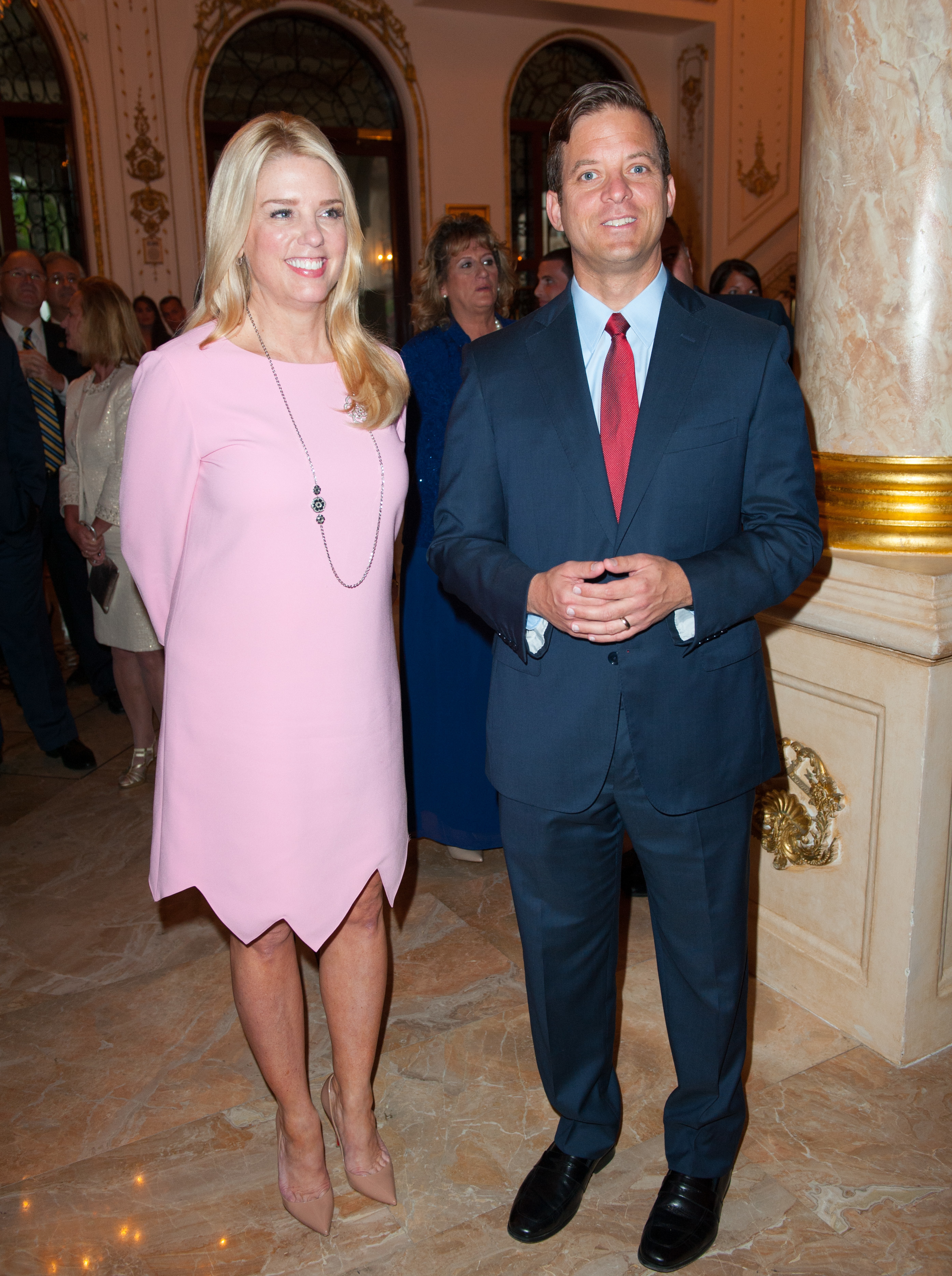 Then–Florida Attorney General Pam Bondi attends the Lincoln Day Dinner at Mar-a-Lago in Palm Beach on March 20, 2016 | Source: Getty Images